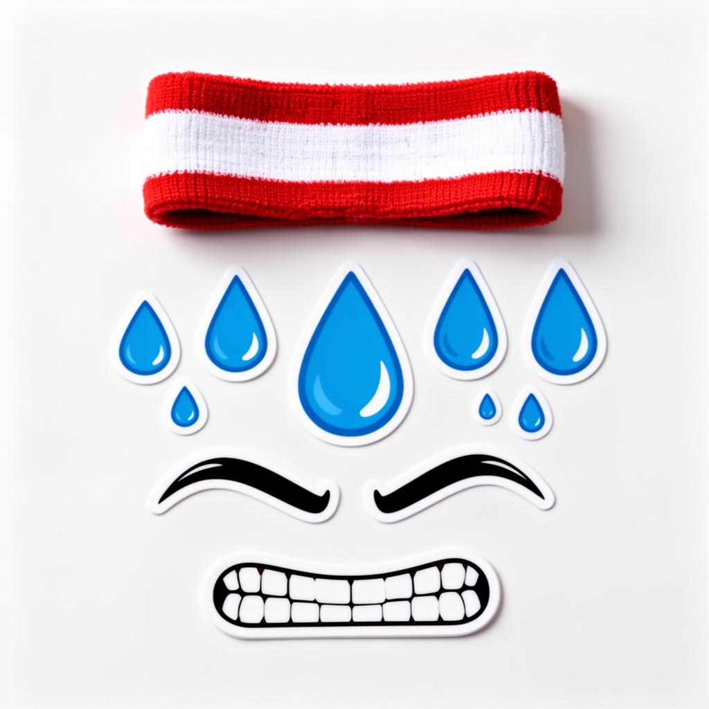 The Pressure Pack - Athletic stress sticker collection