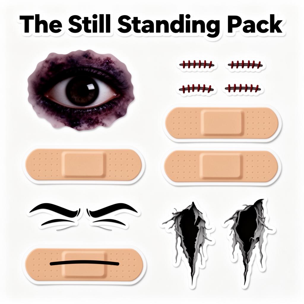 The Still Standing Pack - Battle-worn sticker collection