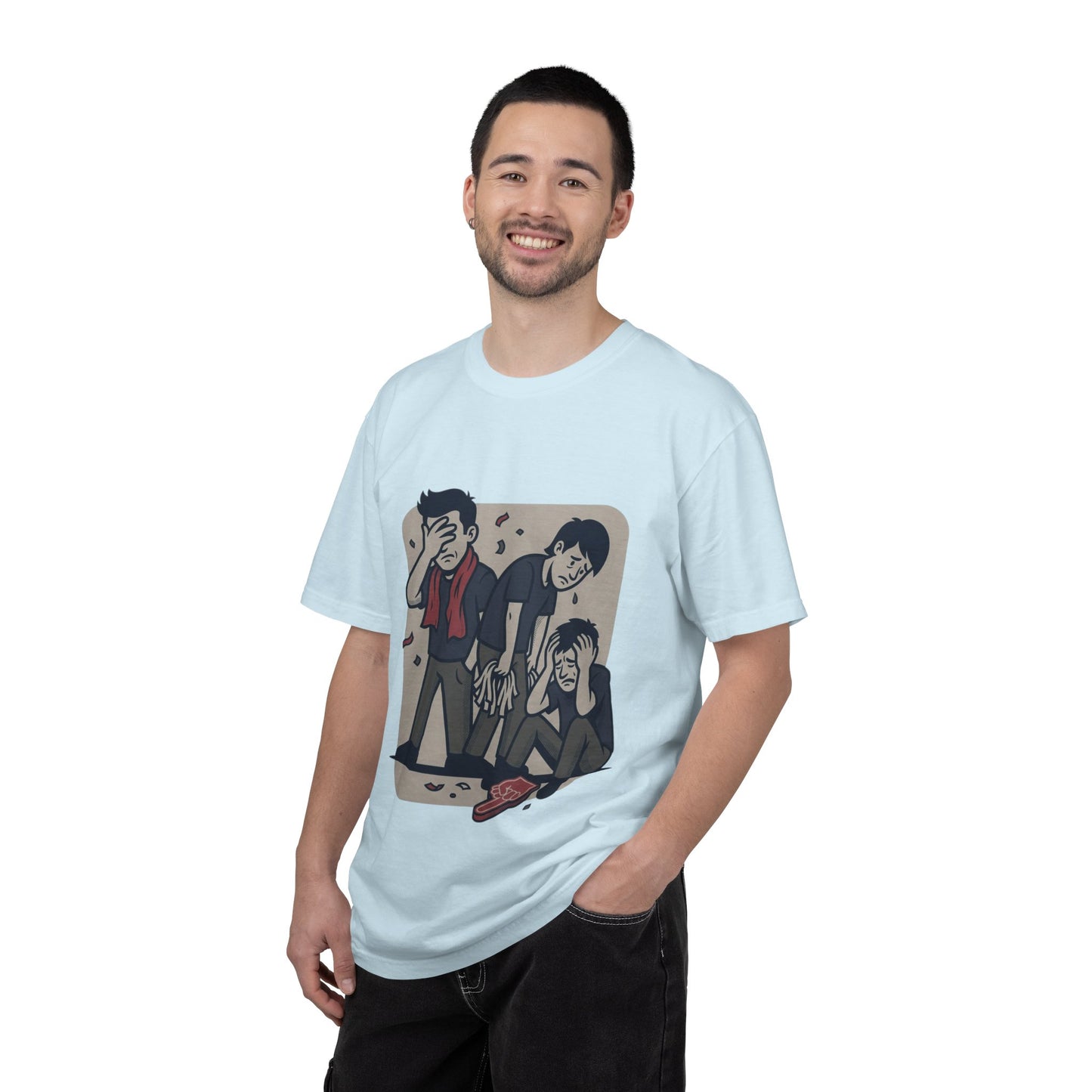 Emotional Support Illustration Tee | Funny Disappointed Fan T-Shirt