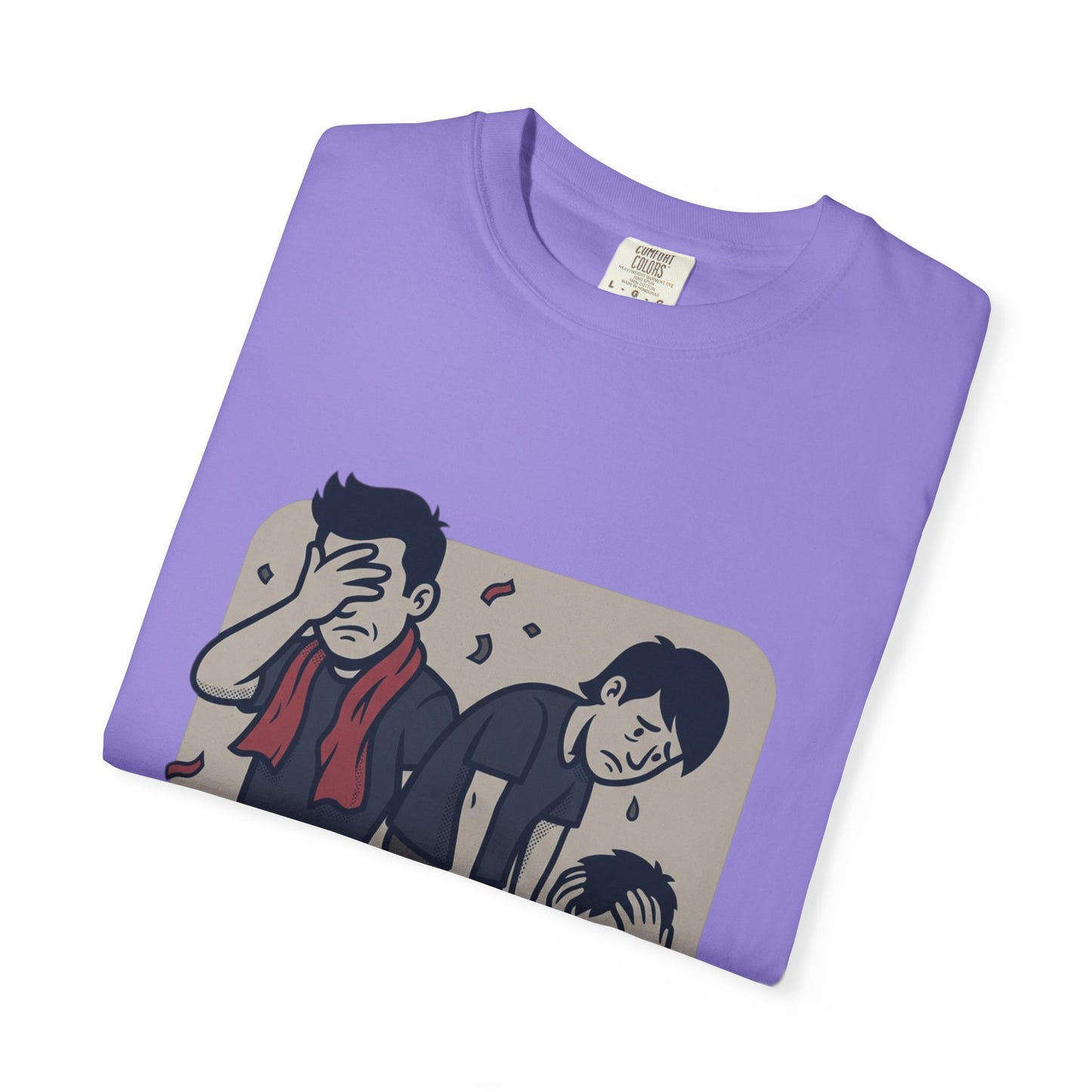 Emotional Support Illustration Tee | Funny Disappointed Fan T-Shirt