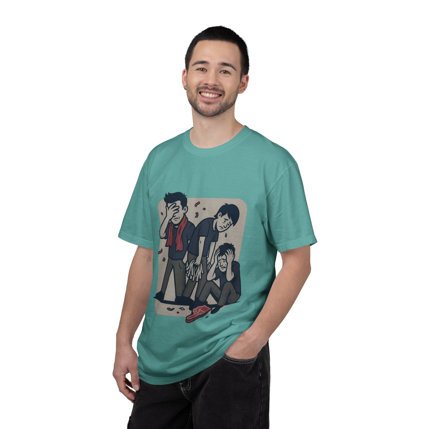 Emotional Support Illustration Tee | Funny Disappointed Fan T-Shirt