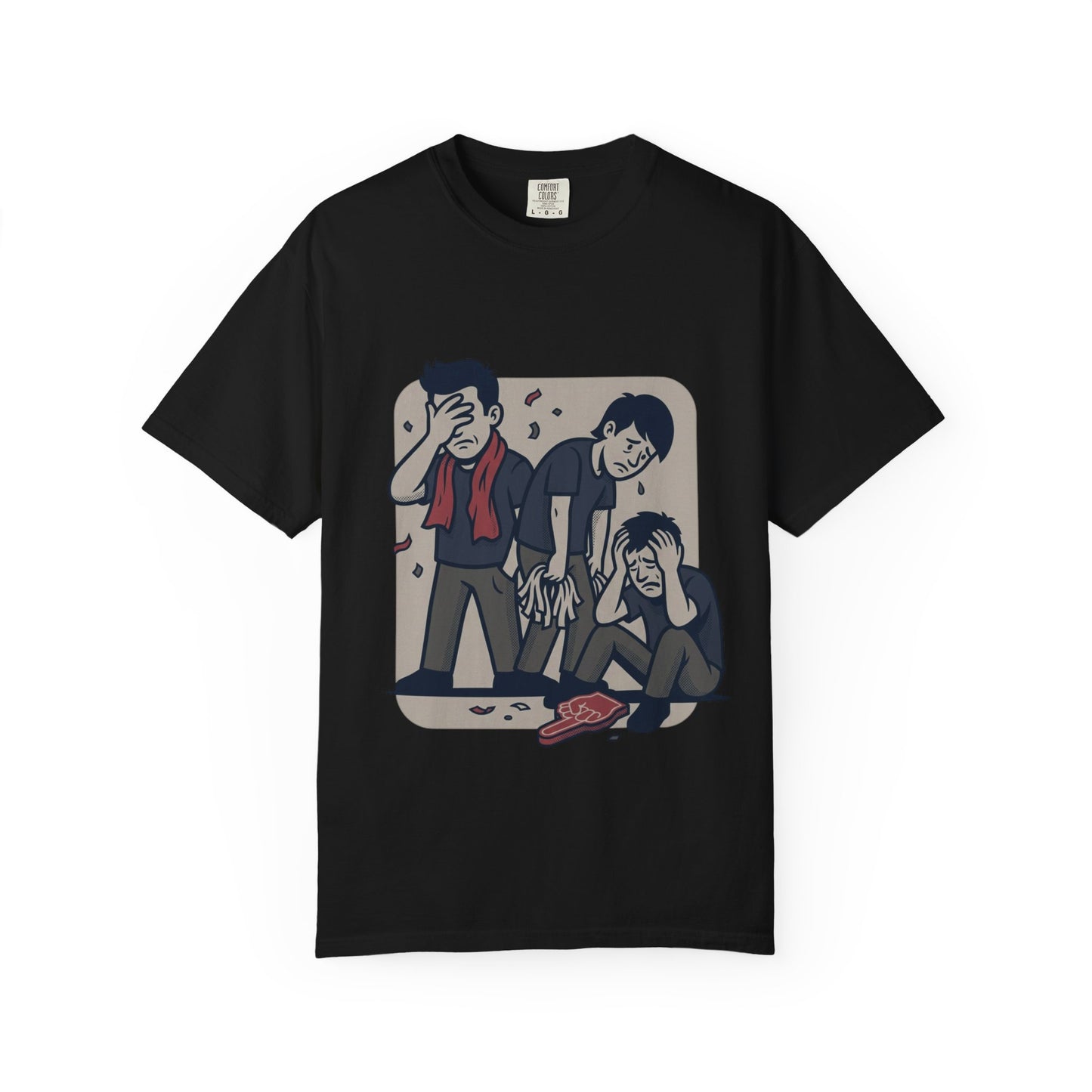 Emotional Support Illustration Tee | Funny Disappointed Fan T-Shirt