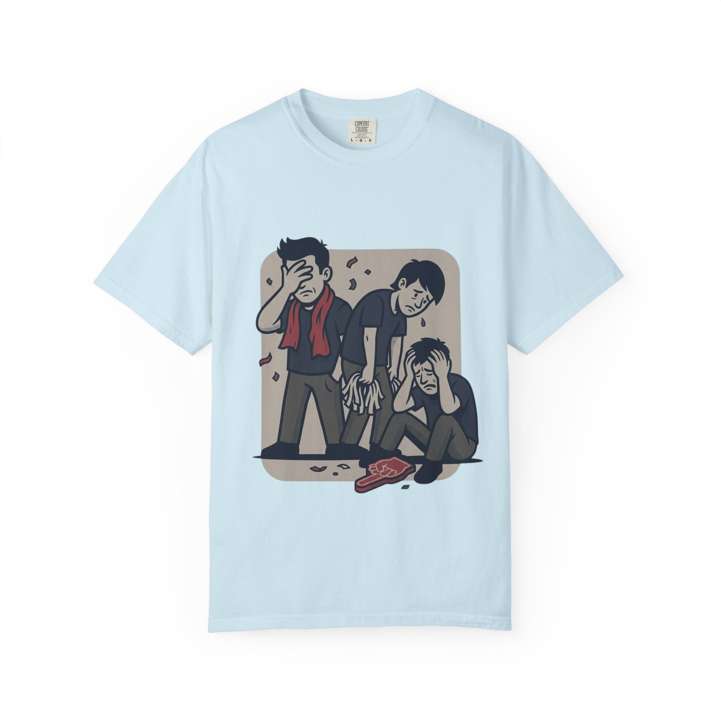 Emotional Support Illustration Tee | Funny Disappointed Fan T-Shirt