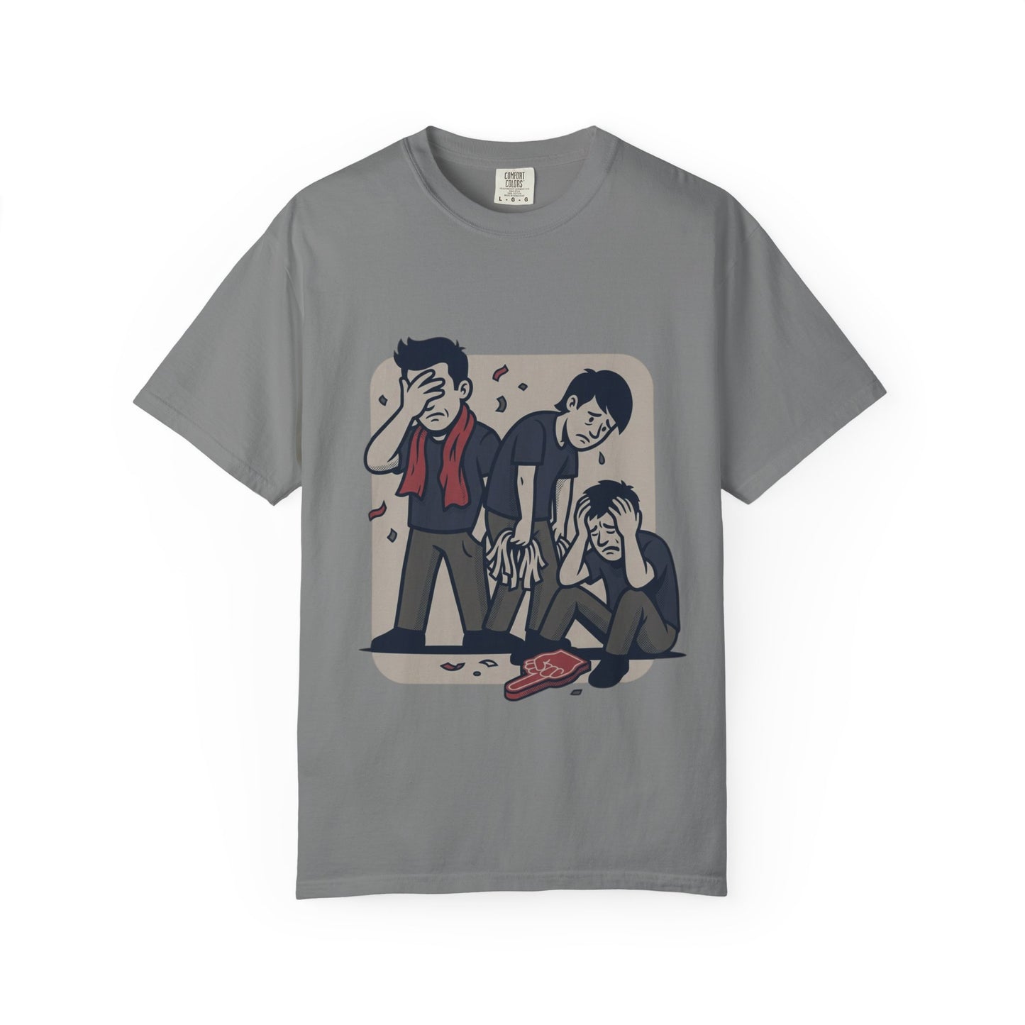Emotional Support Illustration Tee | Funny Disappointed Fan T-Shirt
