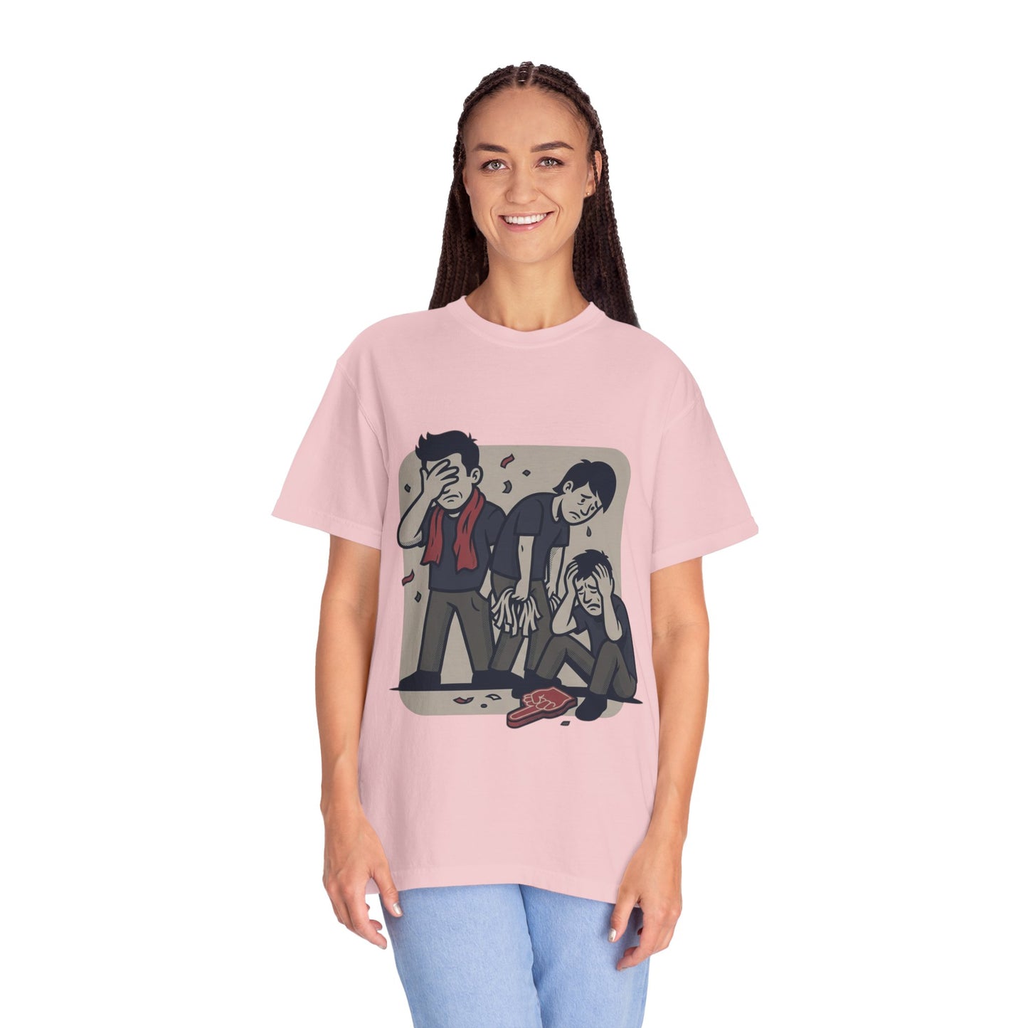Emotional Support Illustration Tee | Funny Disappointed Fan T-Shirt