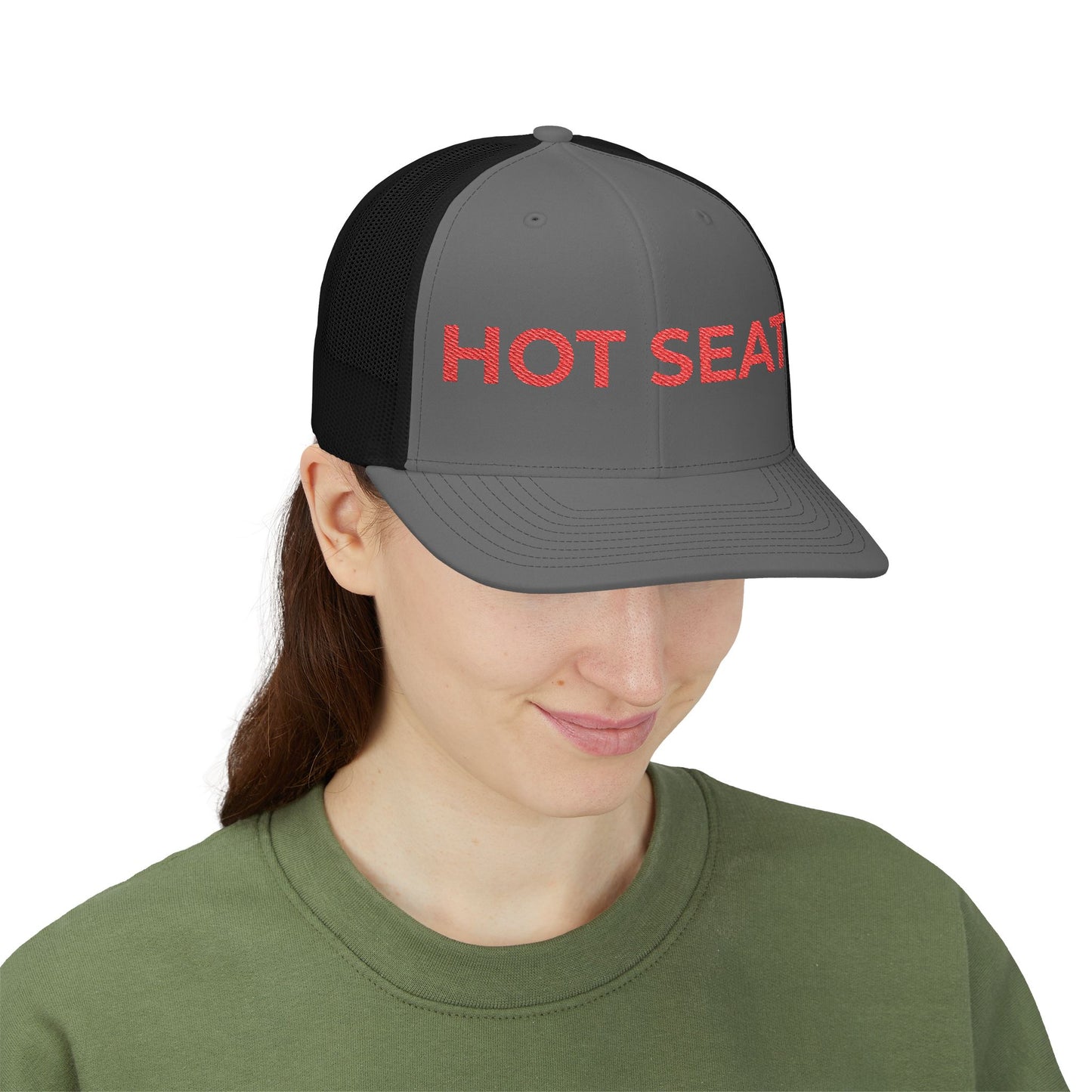 Hot Seat Trucker Hat | Funny Sports Fan Hat