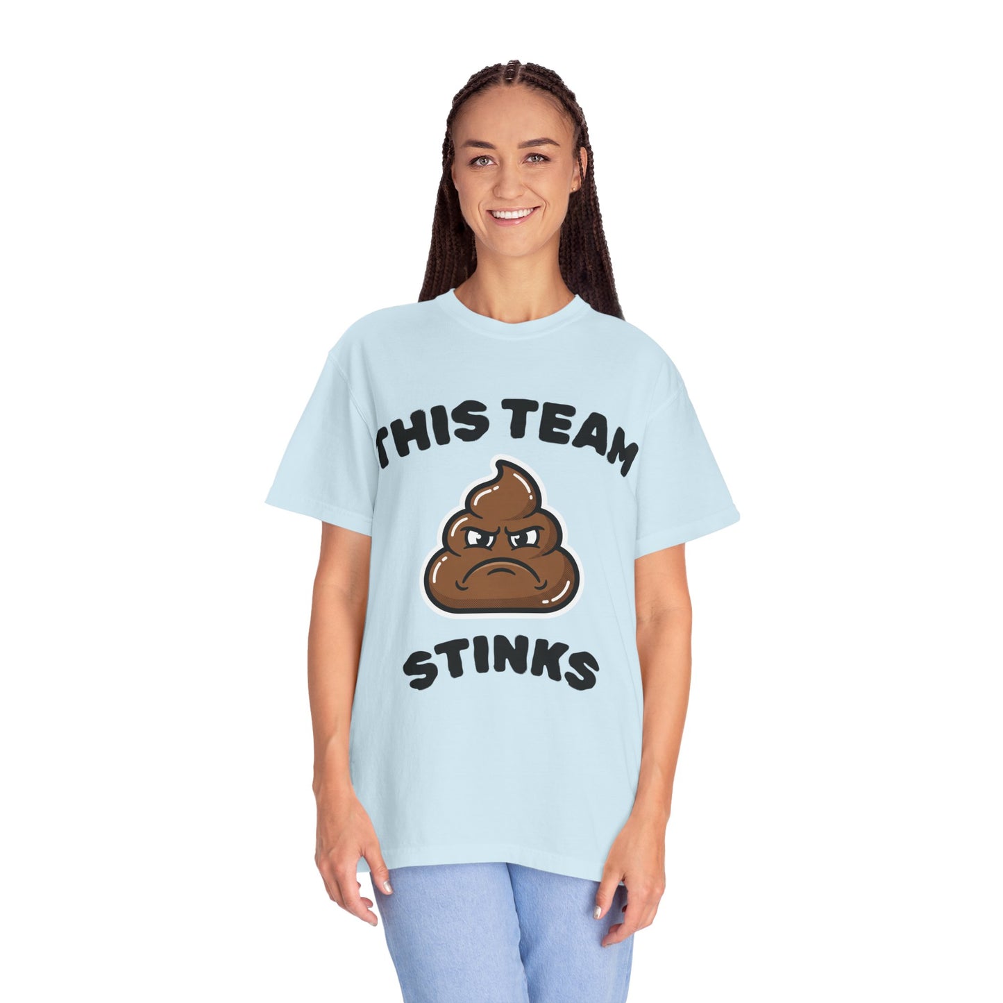 This Team Stinks T-Shirt | Funny Embarrassed Sports Fan Shirt