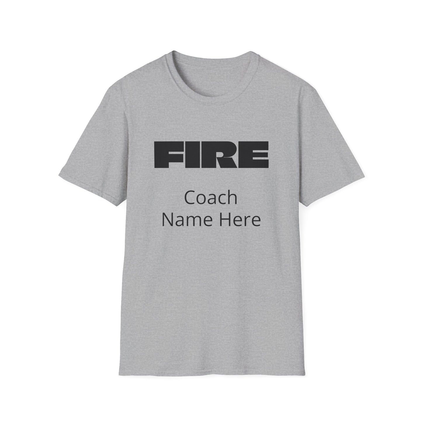 Custom Fire Your Coach T-Shirt | Funny Personalized Sports Fan Shirt