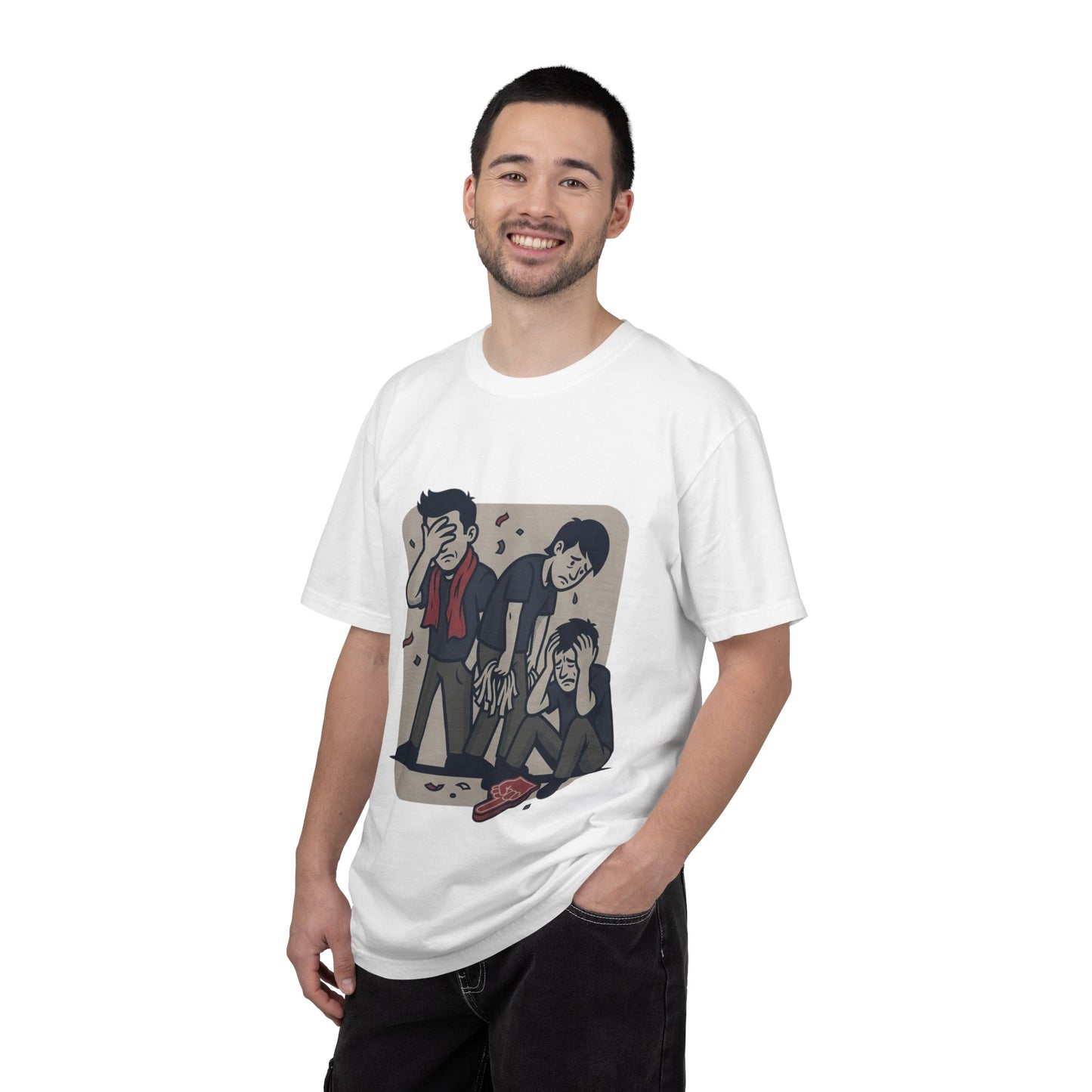 Emotional Support Illustration Tee | Funny Disappointed Fan T-Shirt