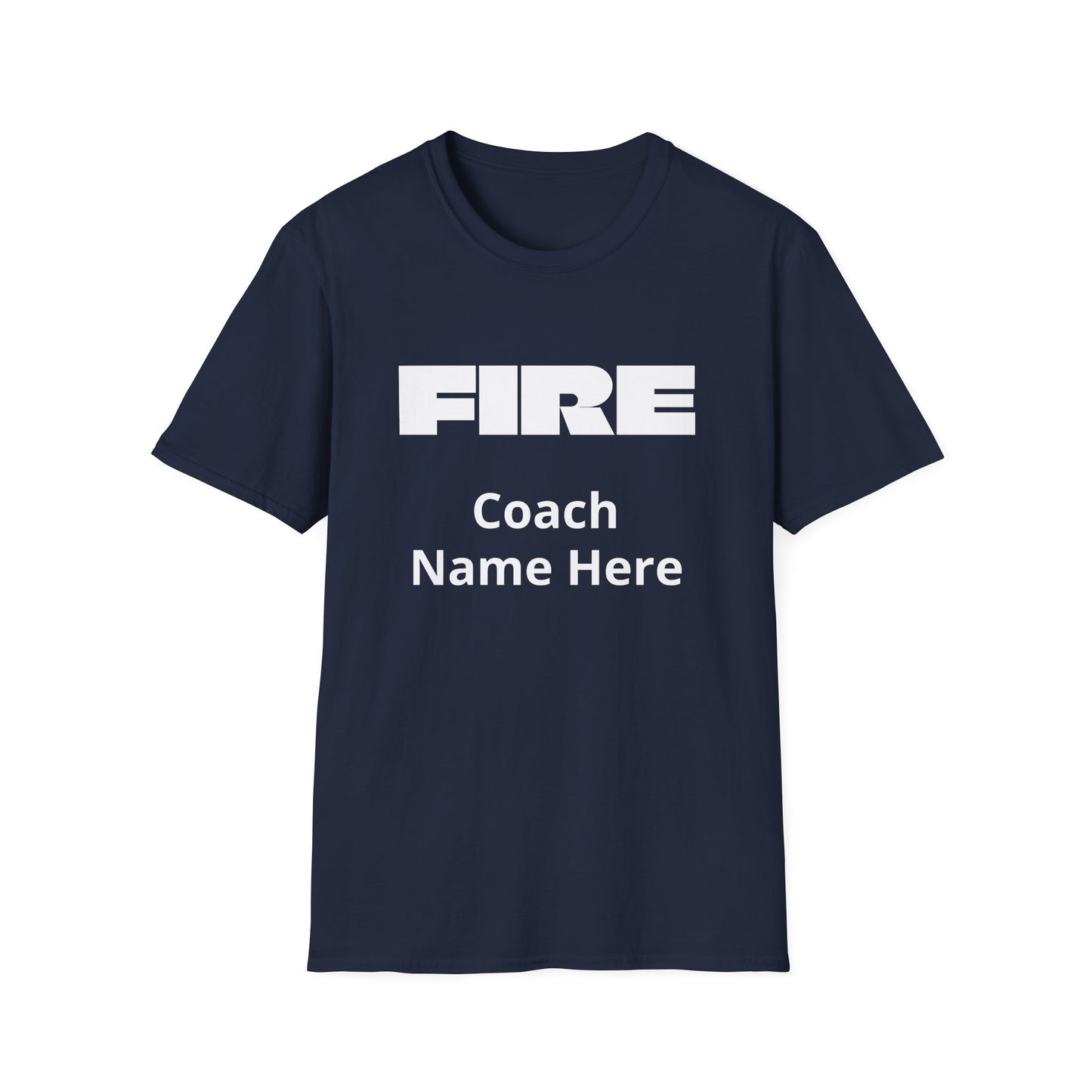 Custom Fire Your Coach T-Shirt | Funny Personalized Sports Fan Shirt
