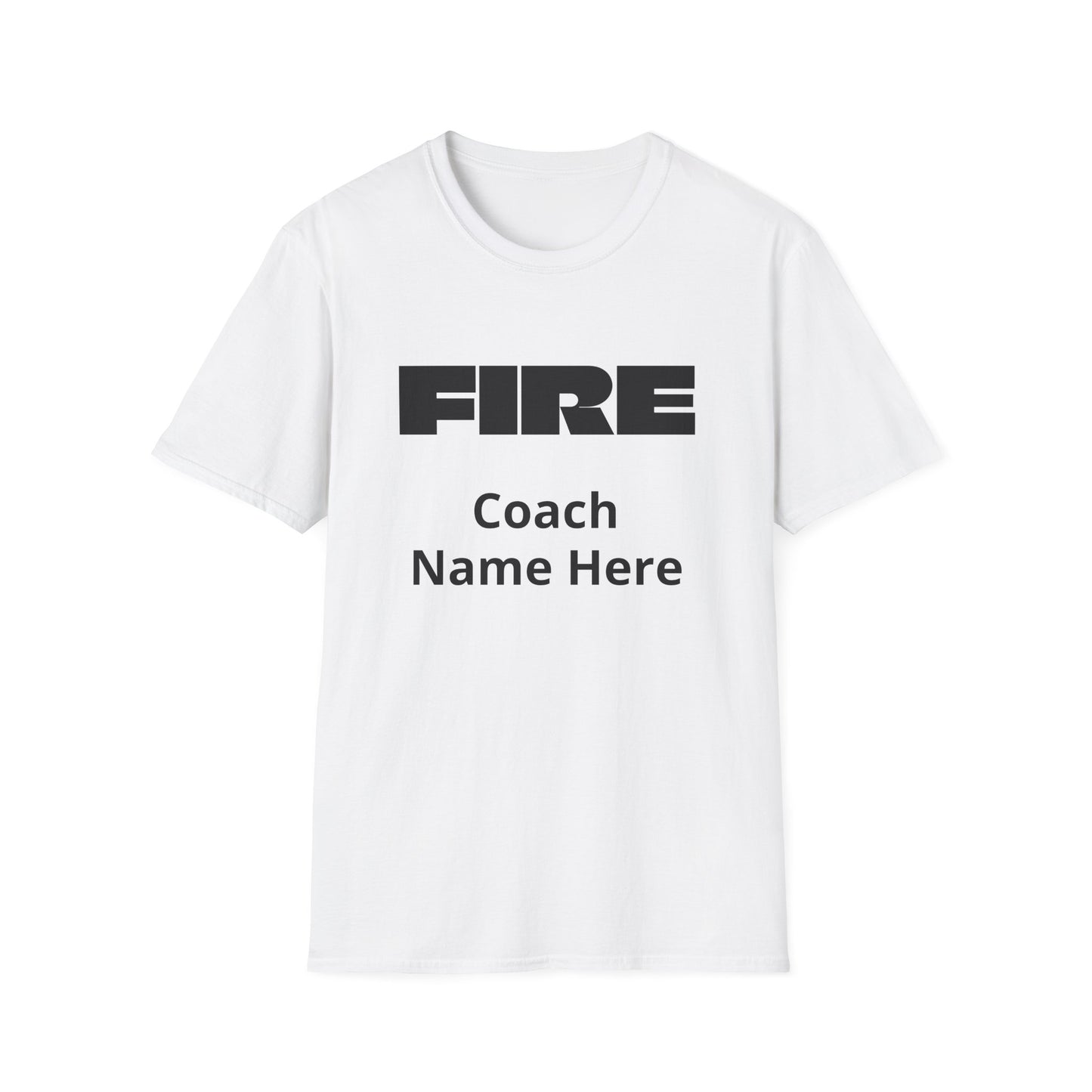 Custom Fire Your Coach T-Shirt | Funny Personalized Sports Fan Shirt