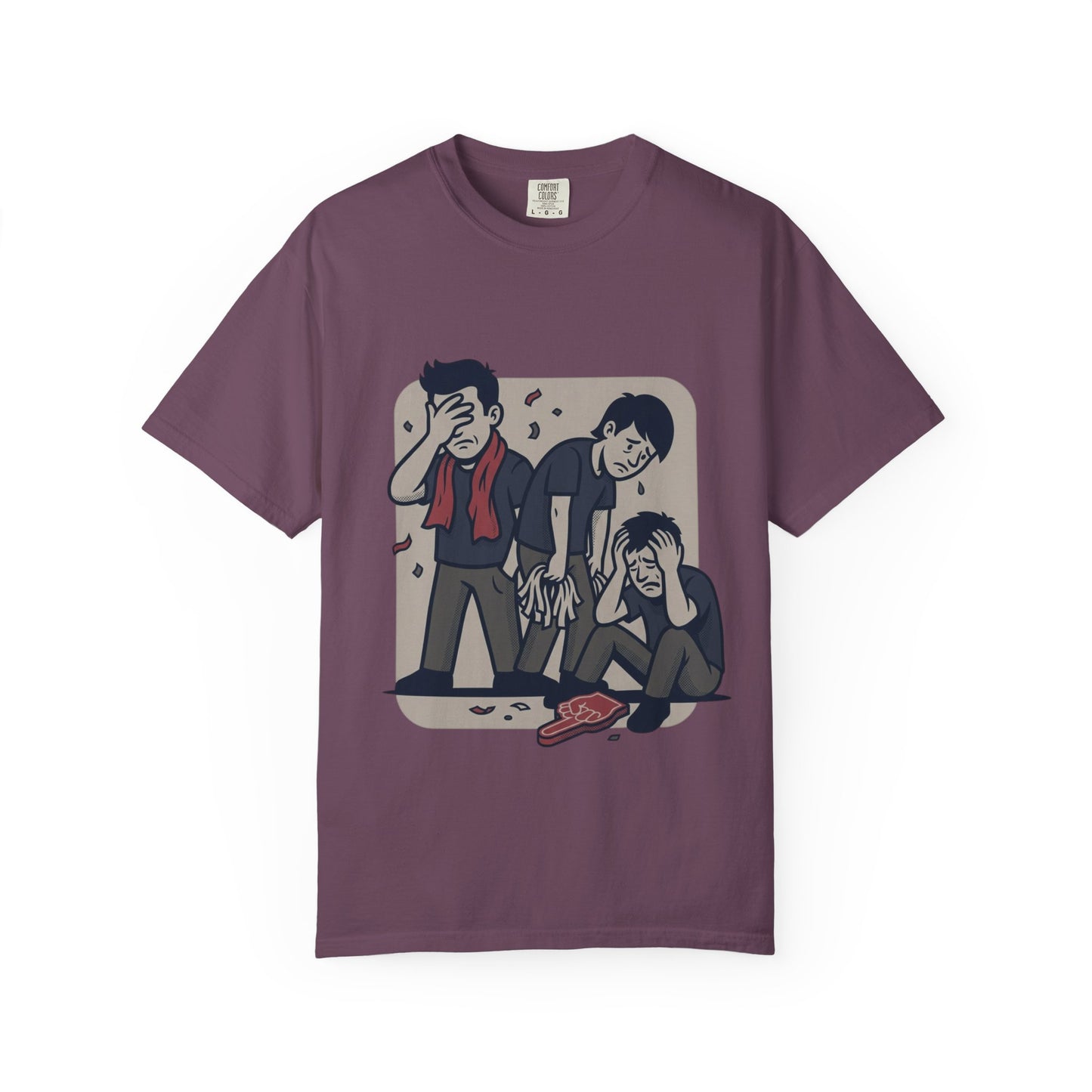 Emotional Support Illustration Tee | Funny Disappointed Fan T-Shirt
