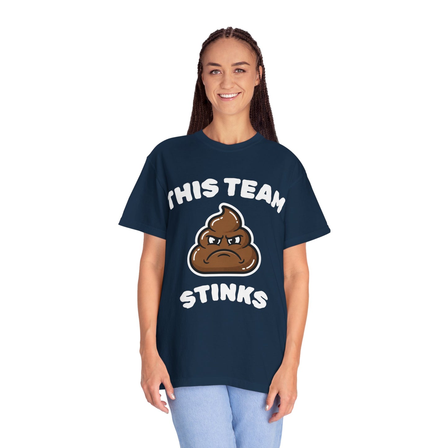 This Team Stinks T-Shirt | Funny Embarrassed Sports Fan Shirt