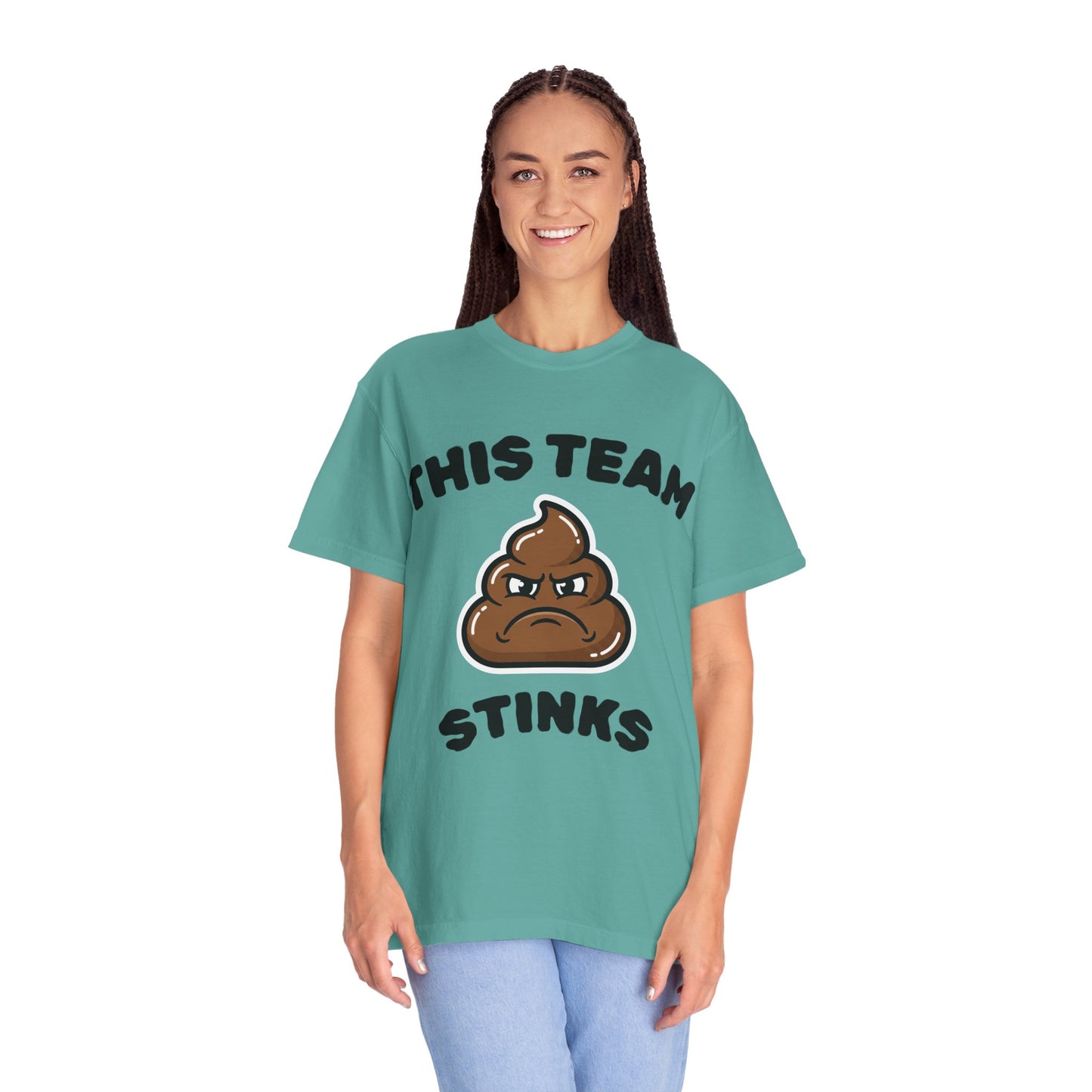 This Team Stinks T-Shirt | Funny Embarrassed Sports Fan Shirt