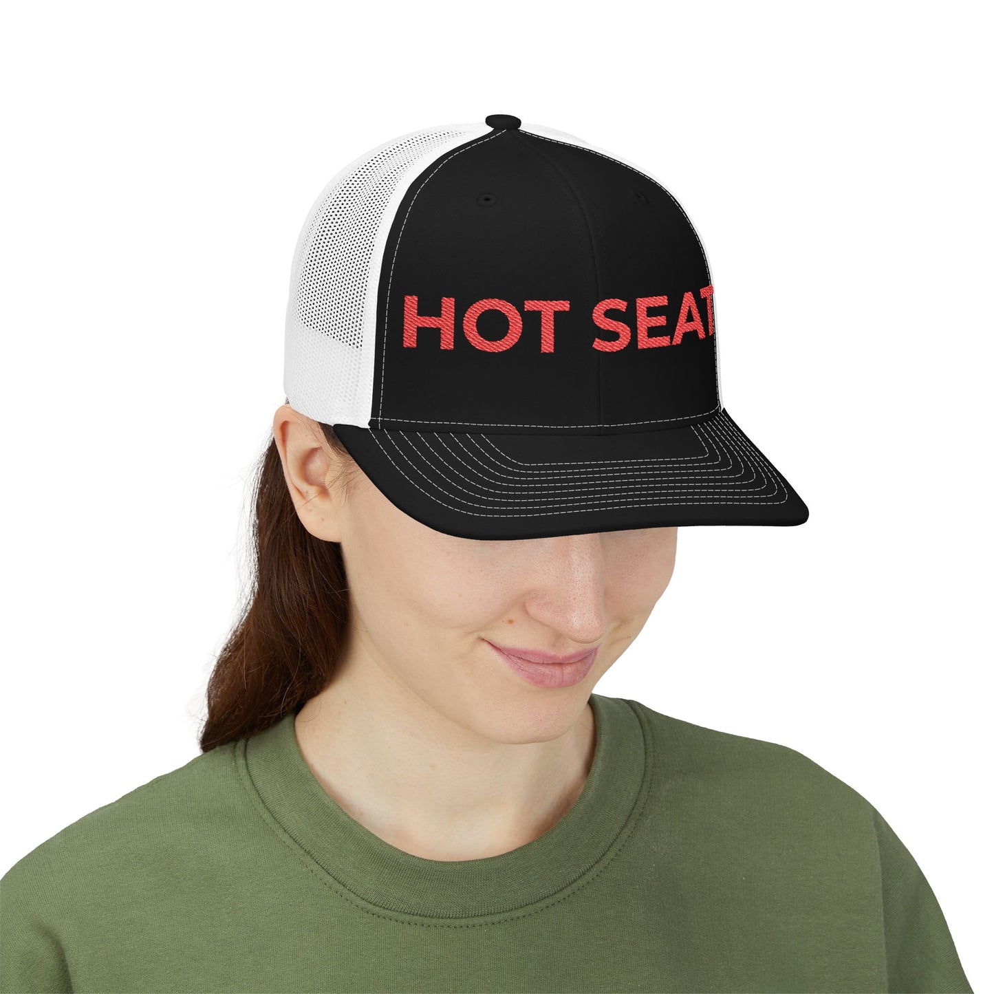 Hot Seat Trucker Hat | Funny Sports Fan Hat