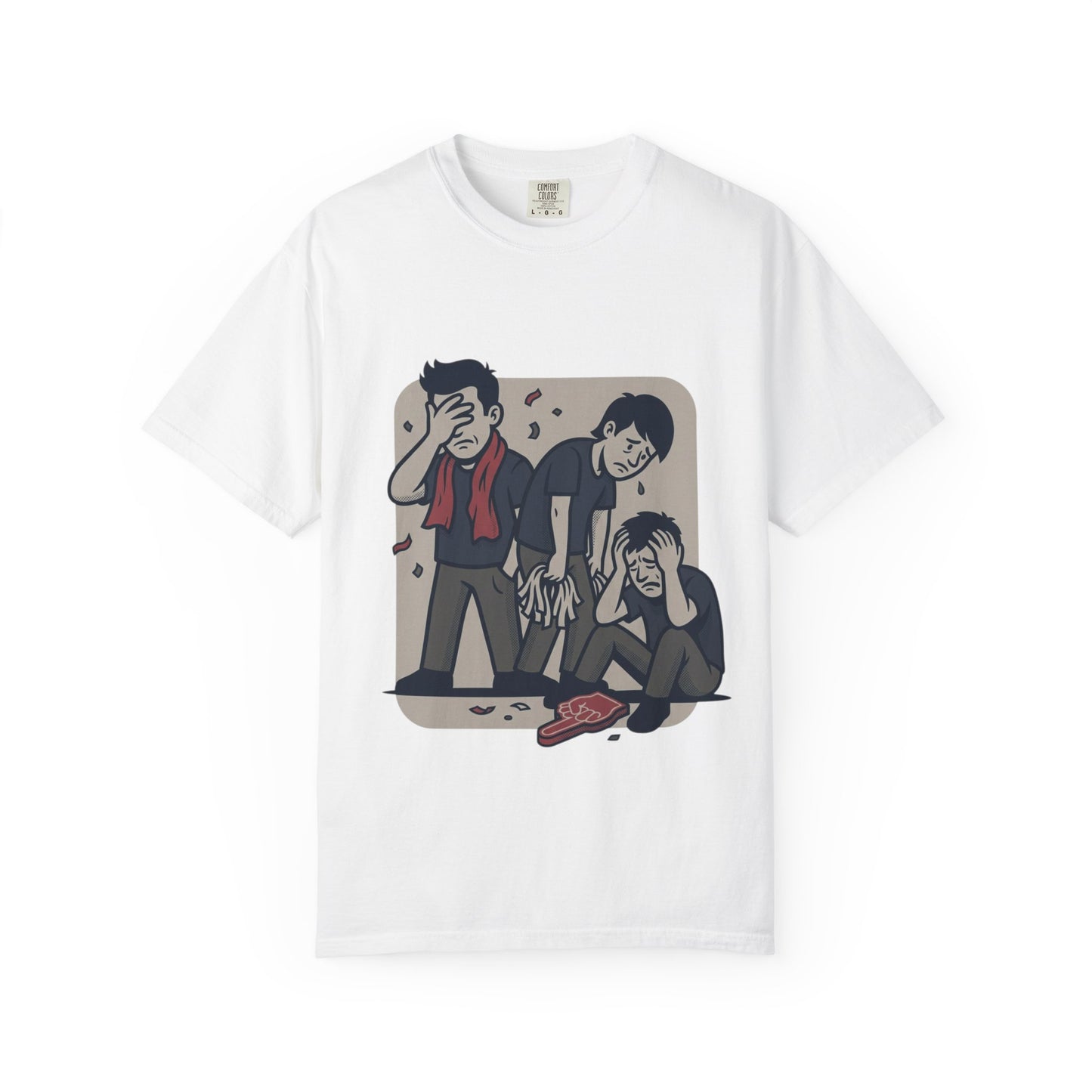Emotional Support Illustration Tee | Funny Disappointed Fan T-Shirt