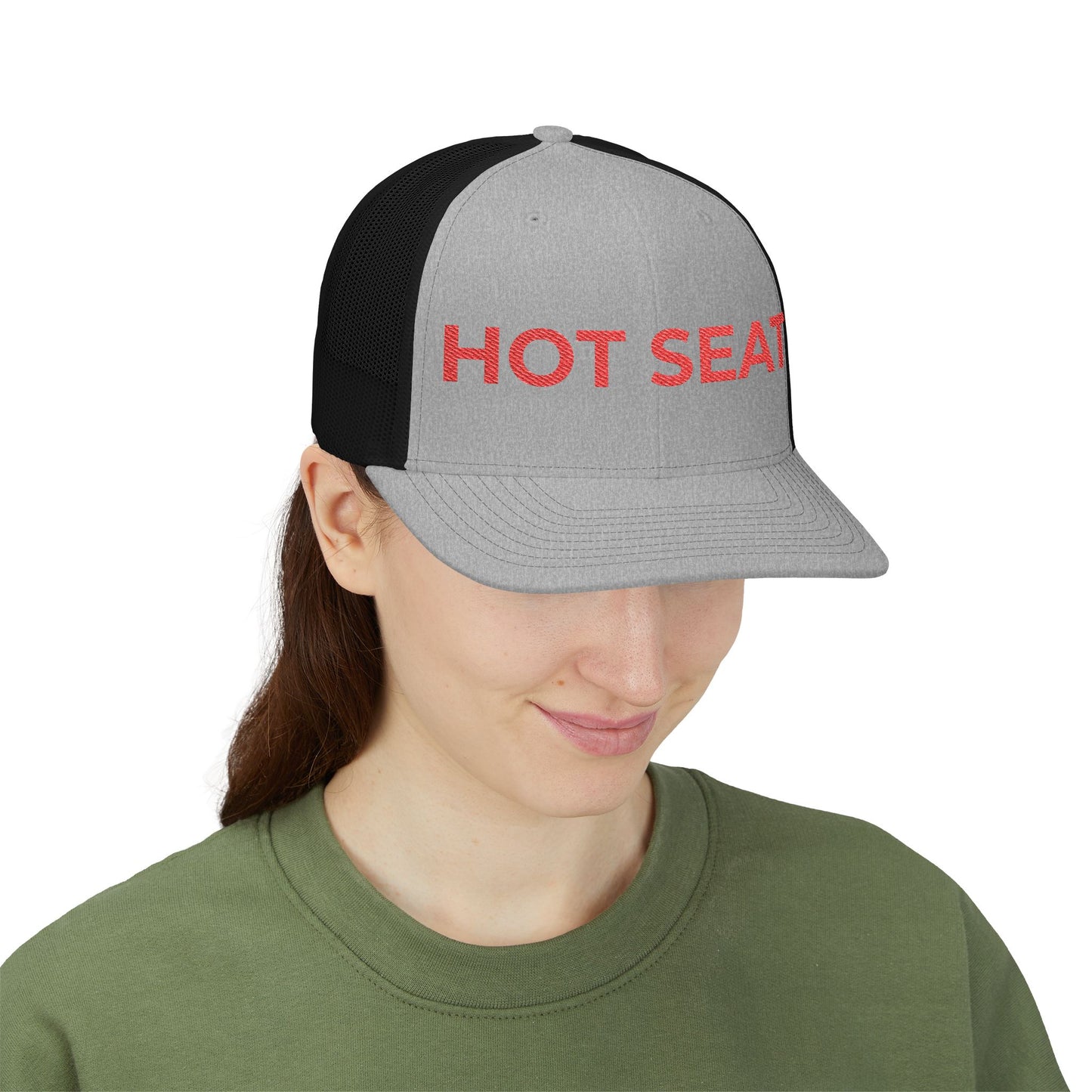 Hot Seat Trucker Hat | Funny Sports Fan Hat