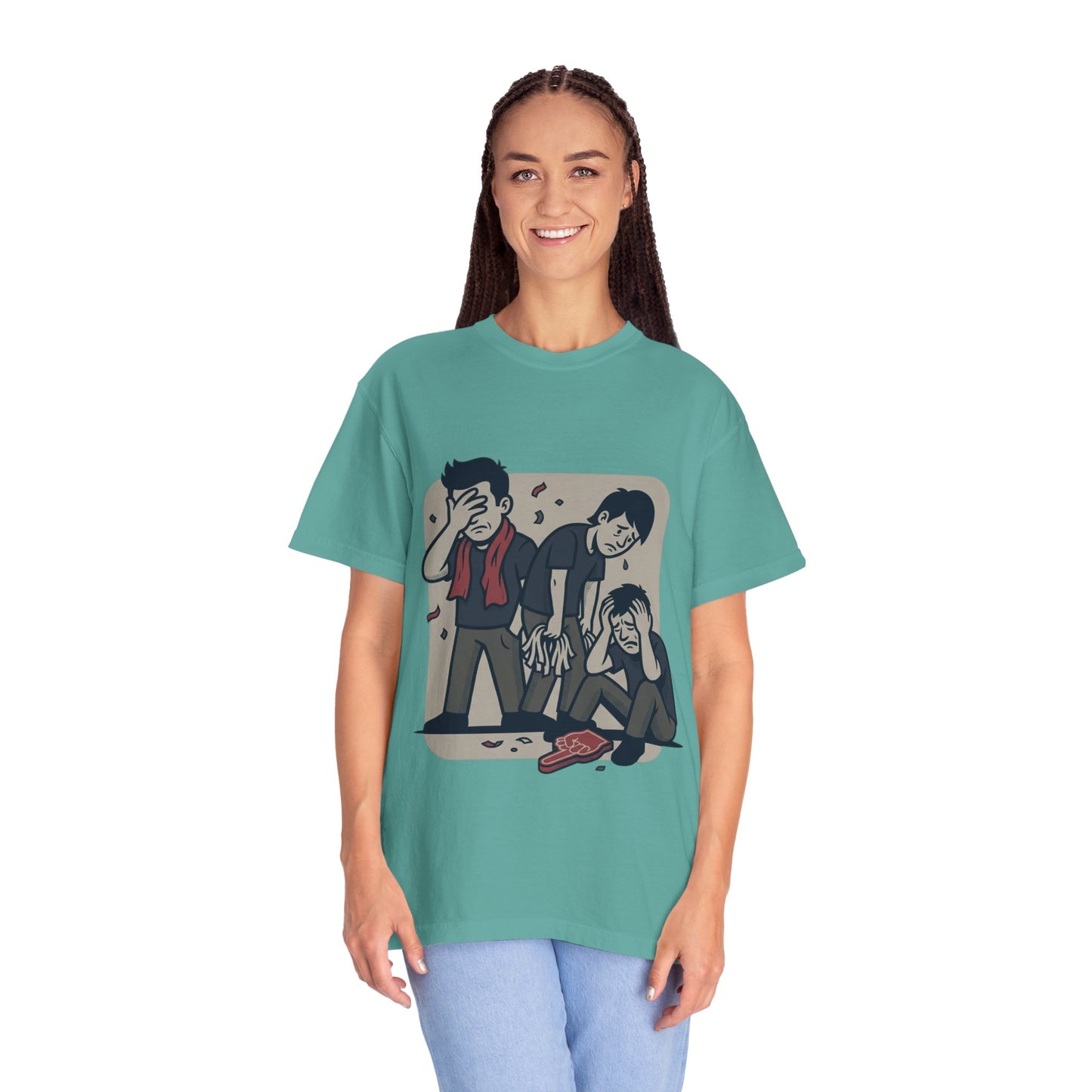 Emotional Support Illustration Tee | Funny Disappointed Fan T-Shirt