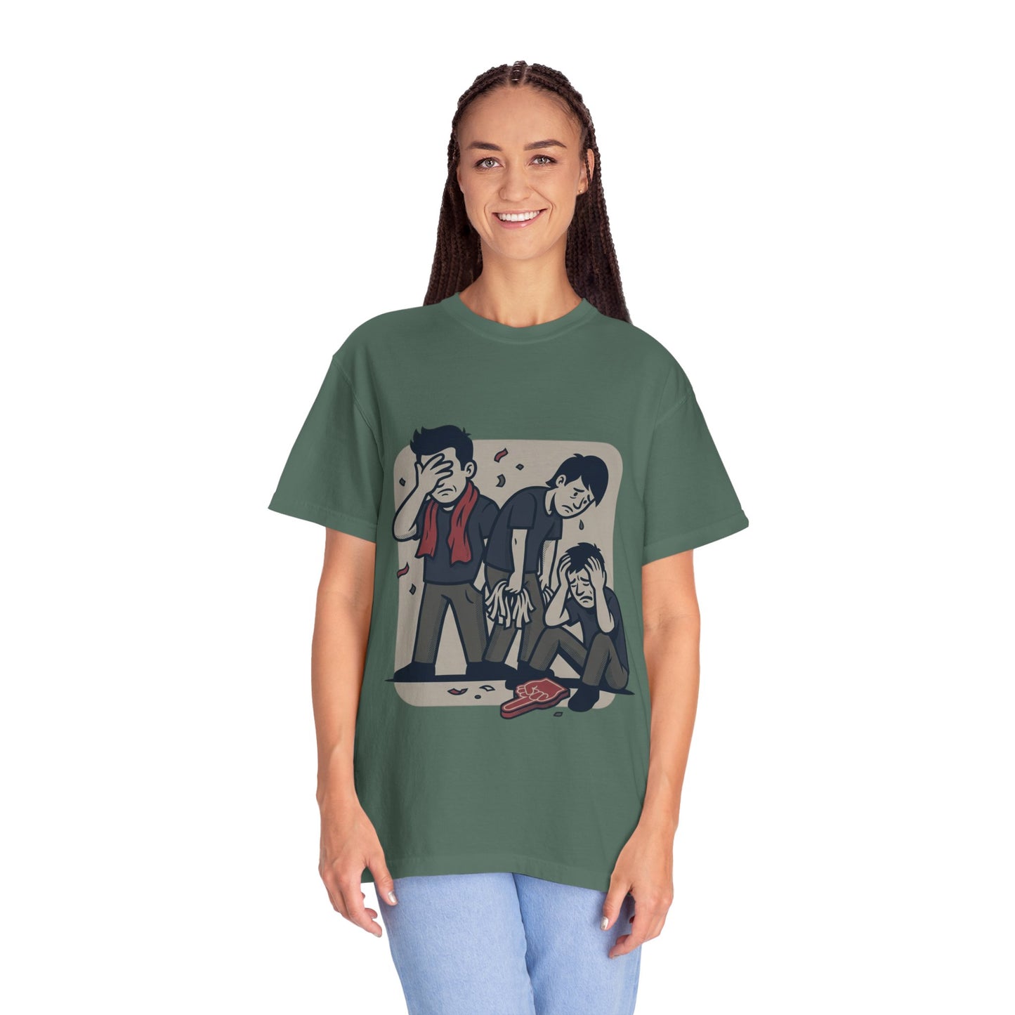 Emotional Support Illustration Tee | Funny Disappointed Fan T-Shirt