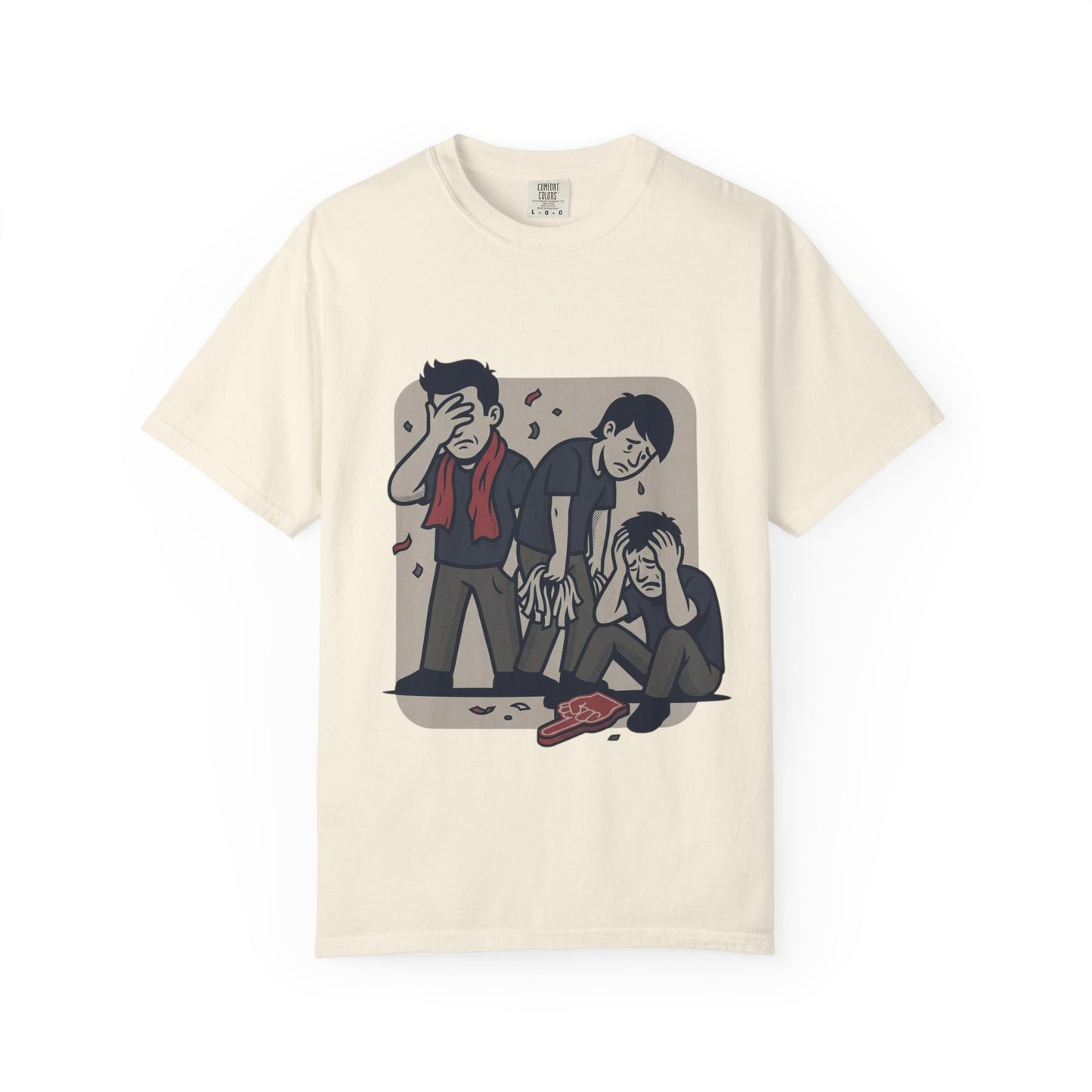 Emotional Support Illustration Tee | Funny Disappointed Fan T-Shirt