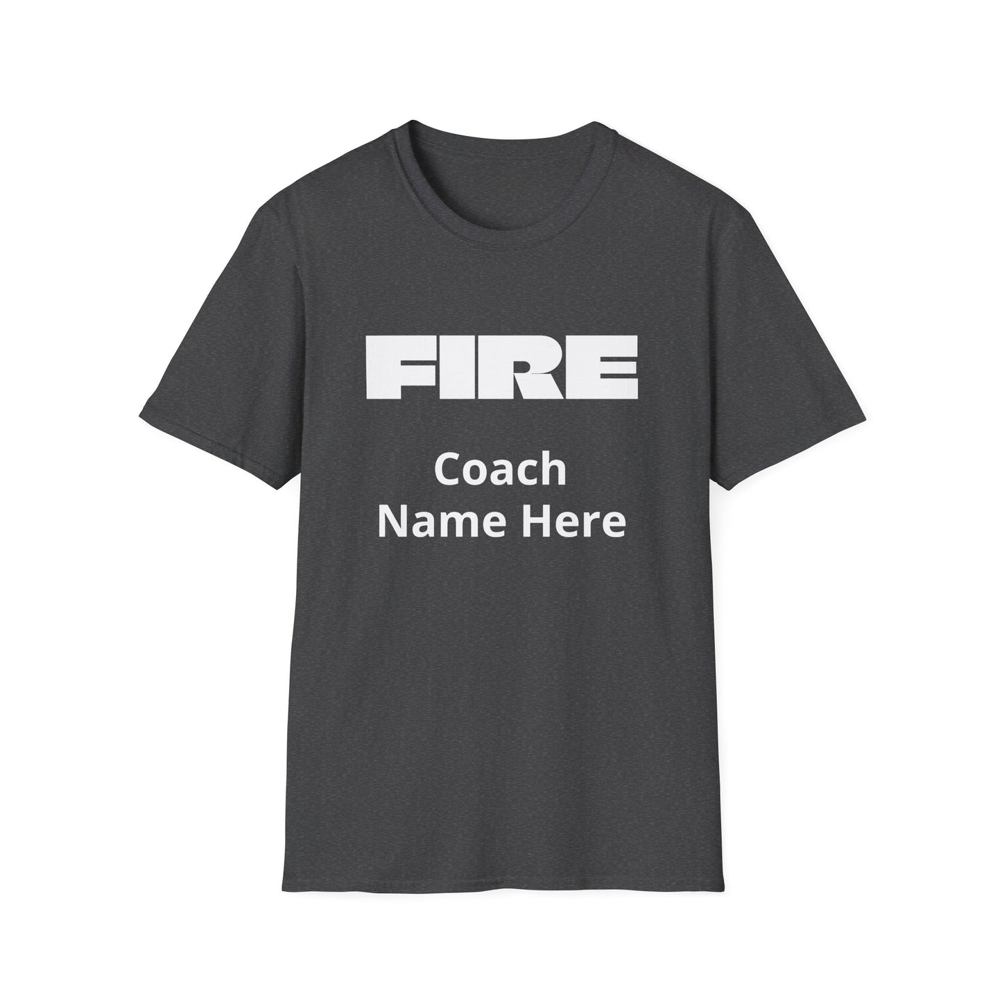 Custom Fire Your Coach T-Shirt | Funny Personalized Sports Fan Shirt