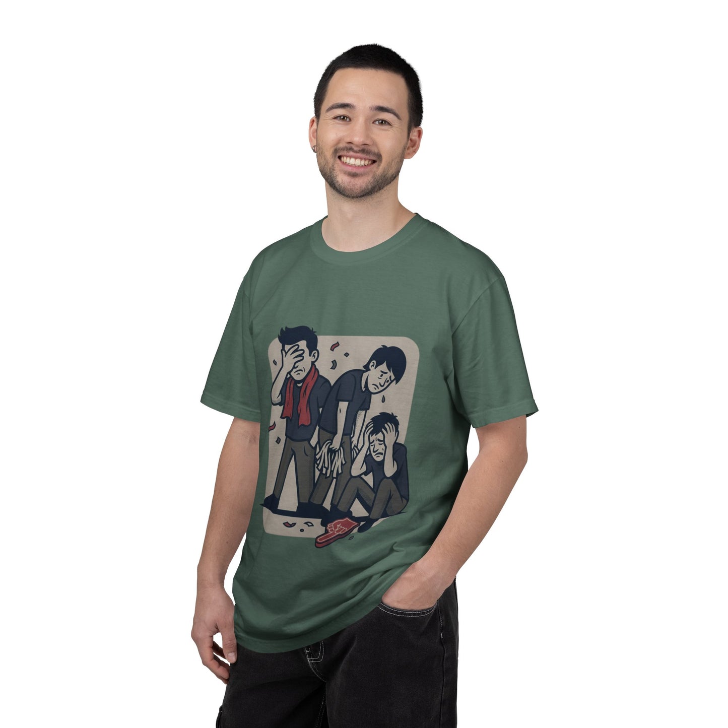 Emotional Support Illustration Tee | Funny Disappointed Fan T-Shirt