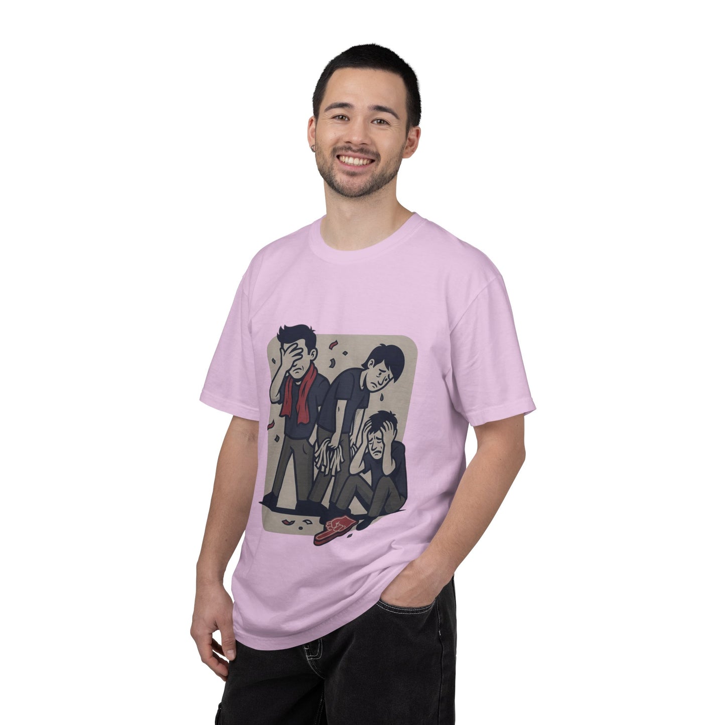 Emotional Support Illustration Tee | Funny Disappointed Fan T-Shirt