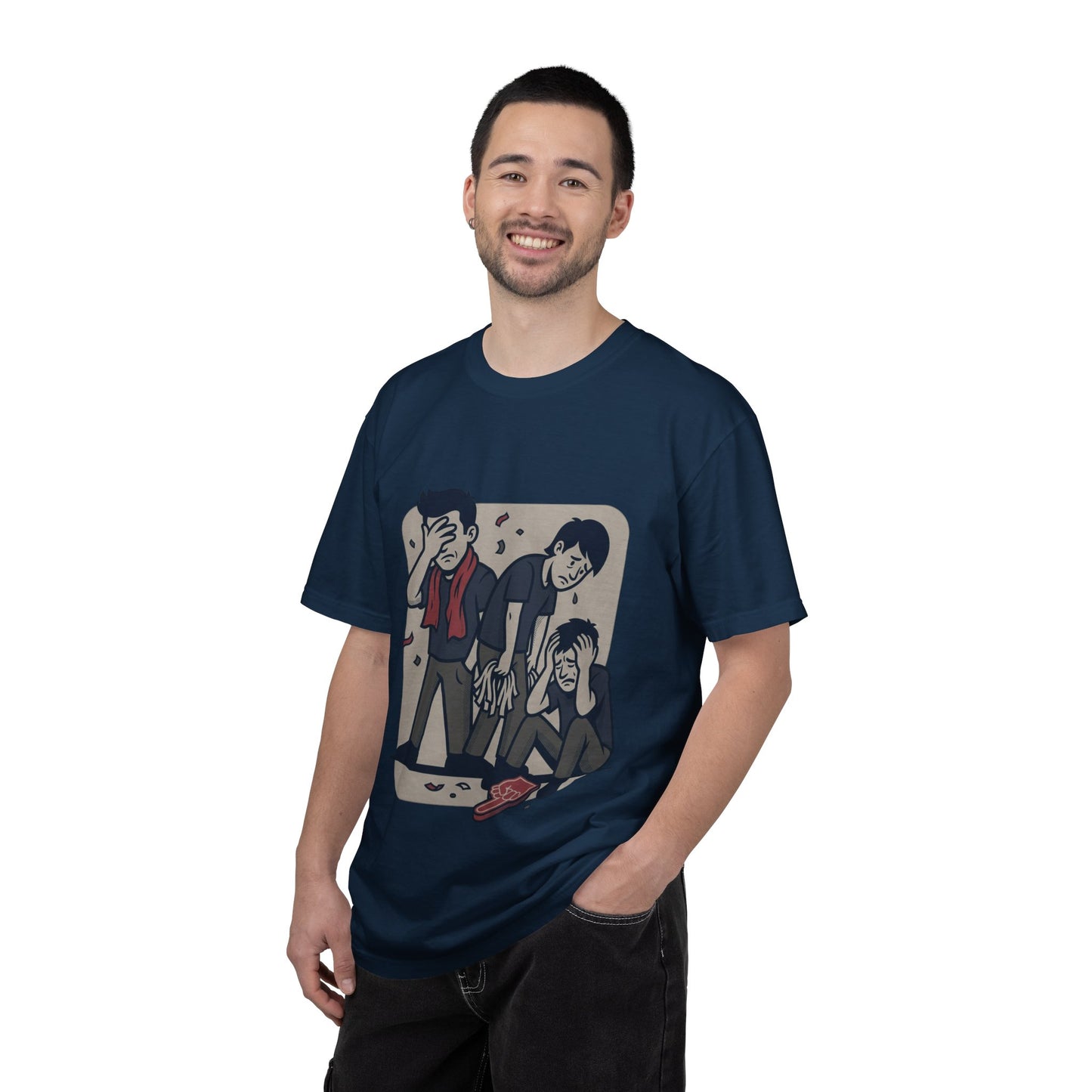 Emotional Support Illustration Tee | Funny Disappointed Fan T-Shirt