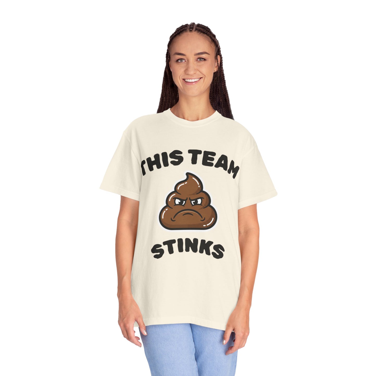 This Team Stinks T-Shirt | Funny Embarrassed Sports Fan Shirt