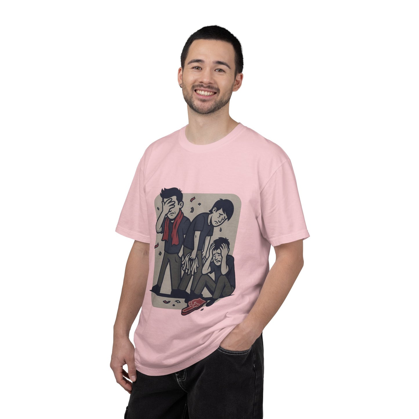 Emotional Support Illustration Tee | Funny Disappointed Fan T-Shirt
