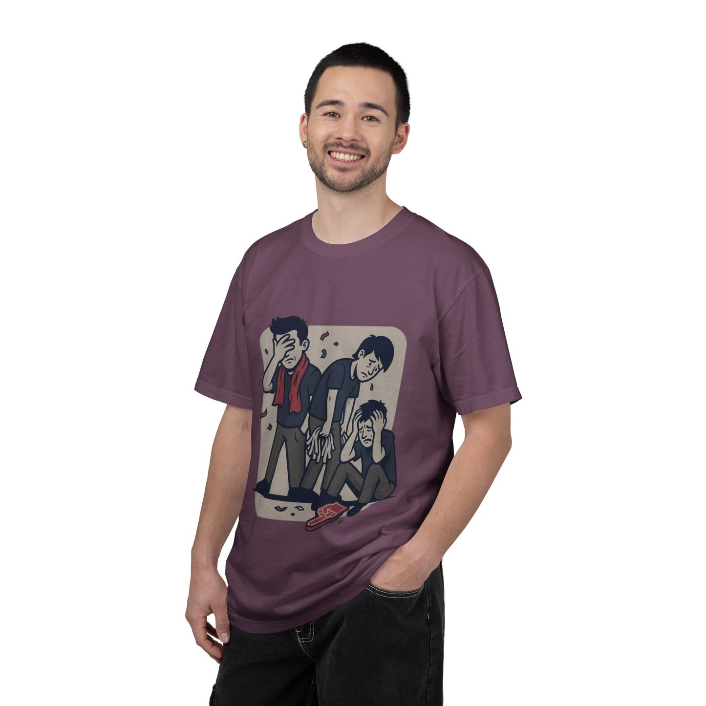 Emotional Support Illustration Tee | Funny Disappointed Fan T-Shirt