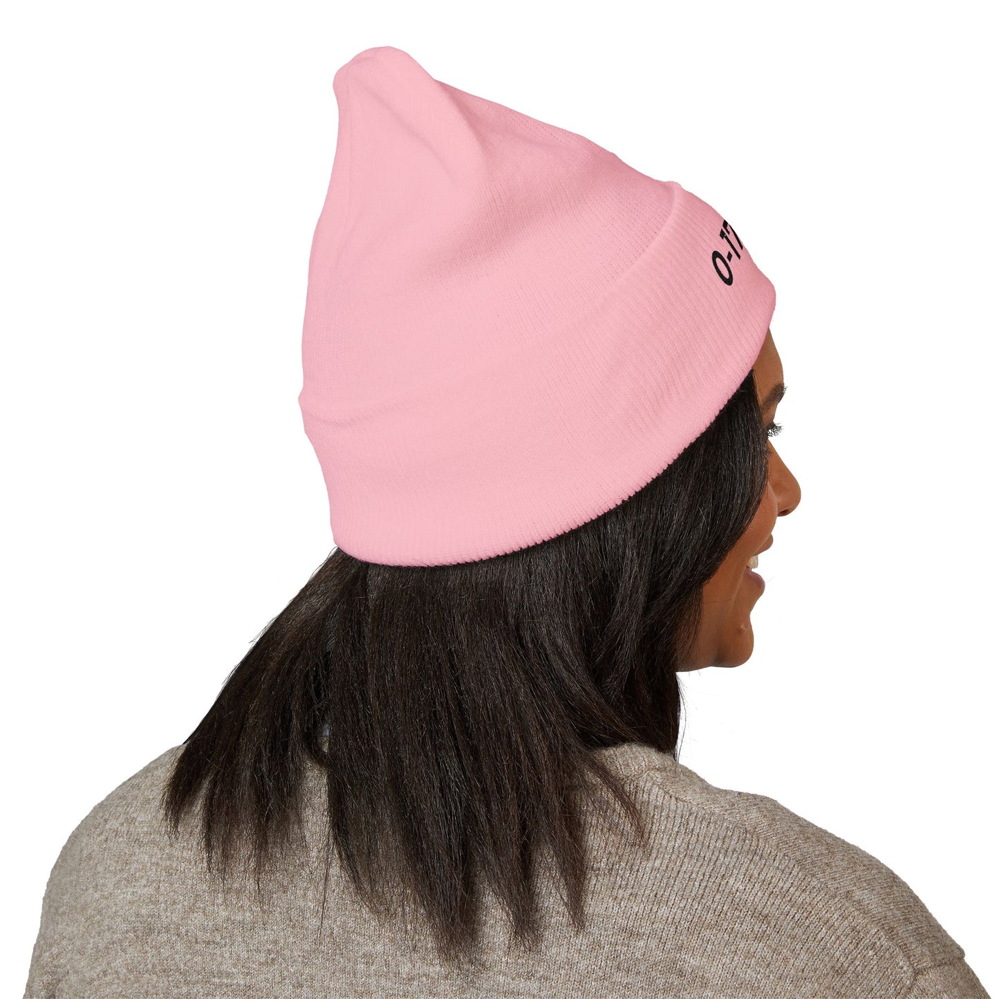 0-17 Vibes Beanie | Funny Embarrassed Football Fan Winter Hat