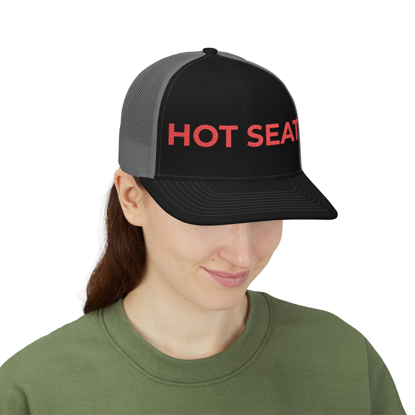 Hot Seat Trucker Hat | Funny Sports Fan Hat