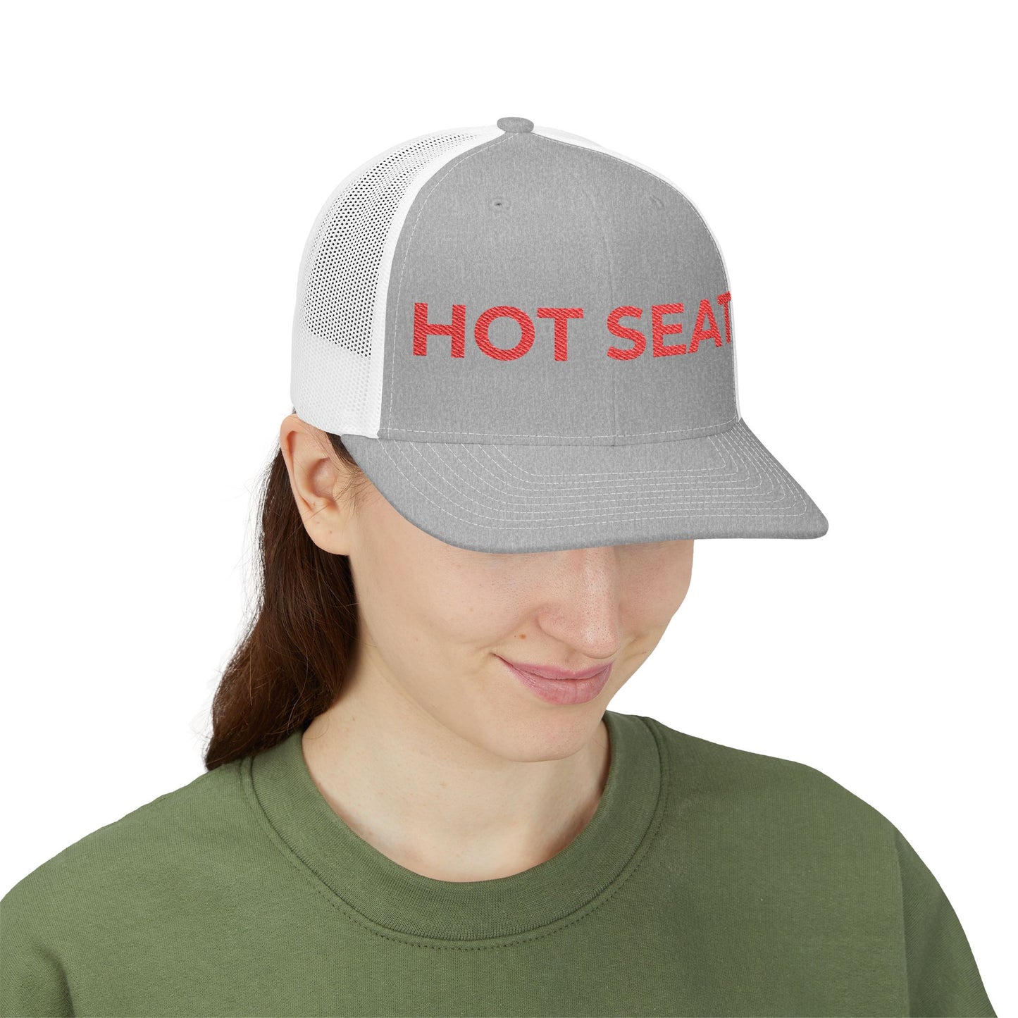 Hot Seat Trucker Hat | Funny Sports Fan Hat