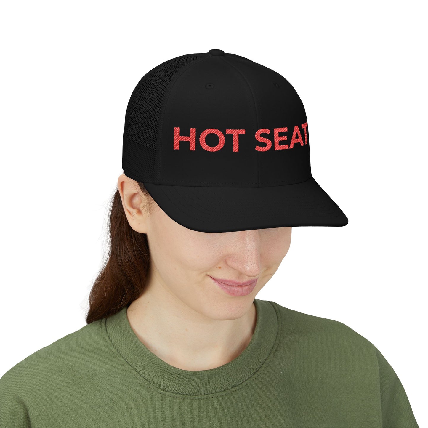 Hot Seat Trucker Hat | Funny Sports Fan Hat