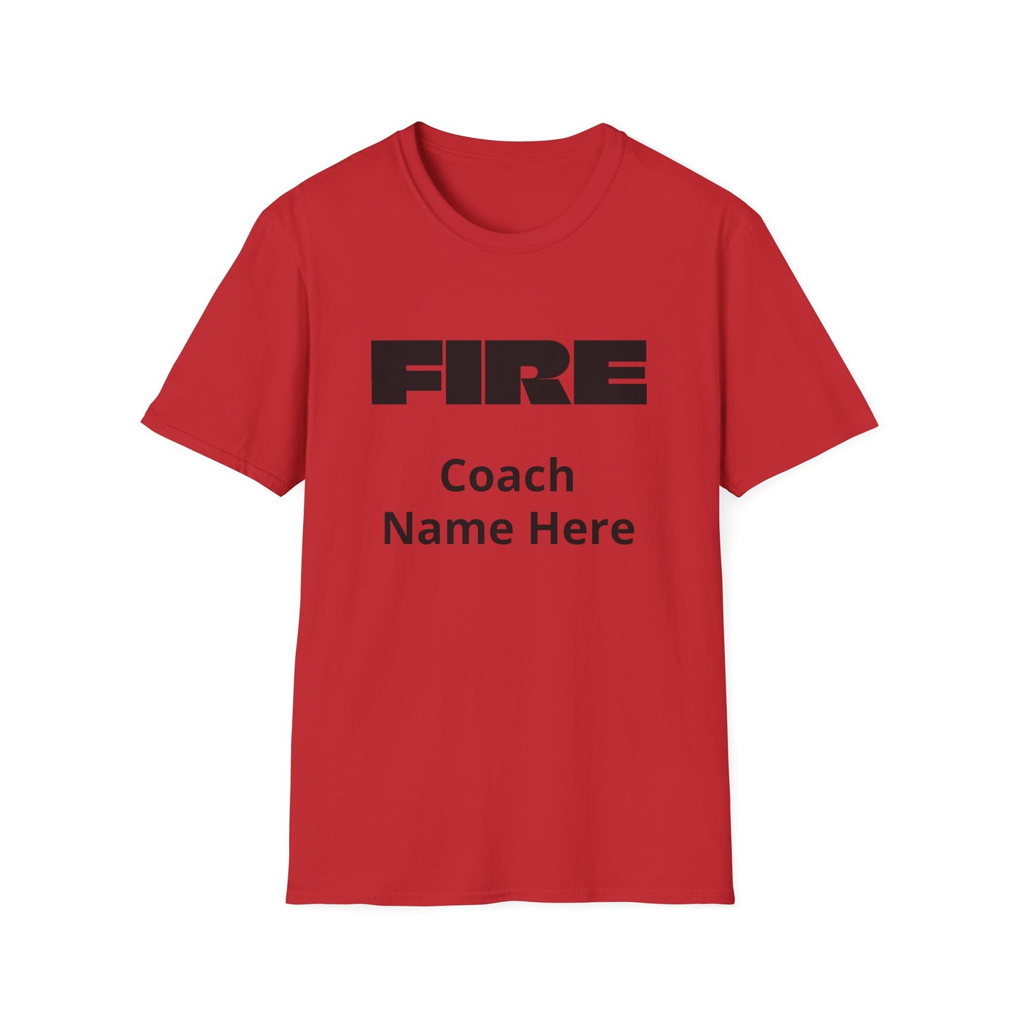 Custom Fire Your Coach T-Shirt | Funny Personalized Sports Fan Shirt
