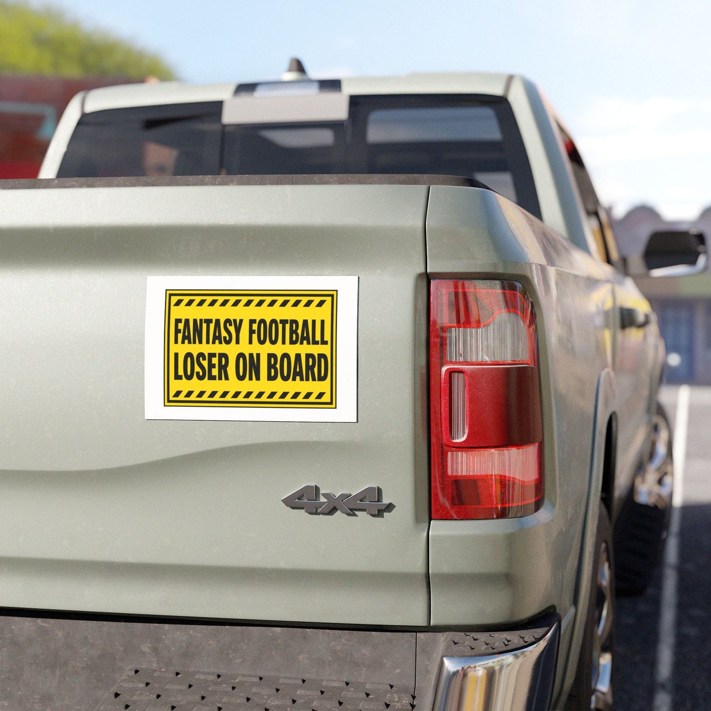 Fantasy Football Loser On Board Car Magnet