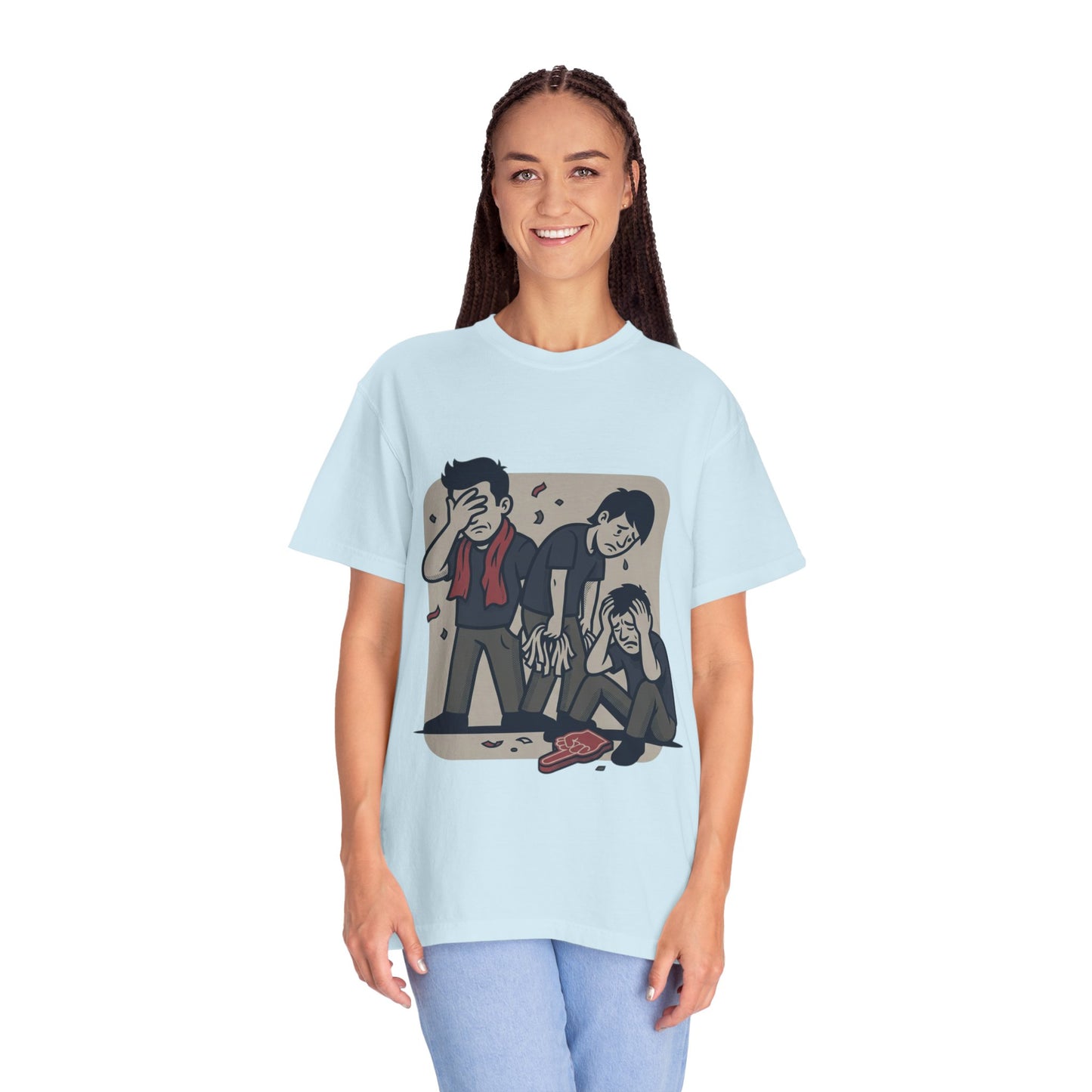 Emotional Support Illustration Tee | Funny Disappointed Fan T-Shirt