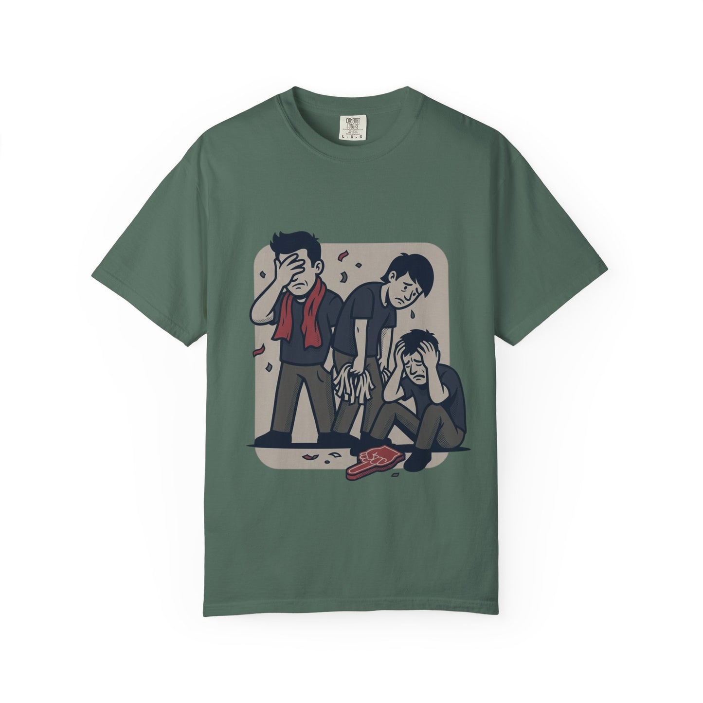 Emotional Support Illustration Tee | Funny Disappointed Fan T-Shirt