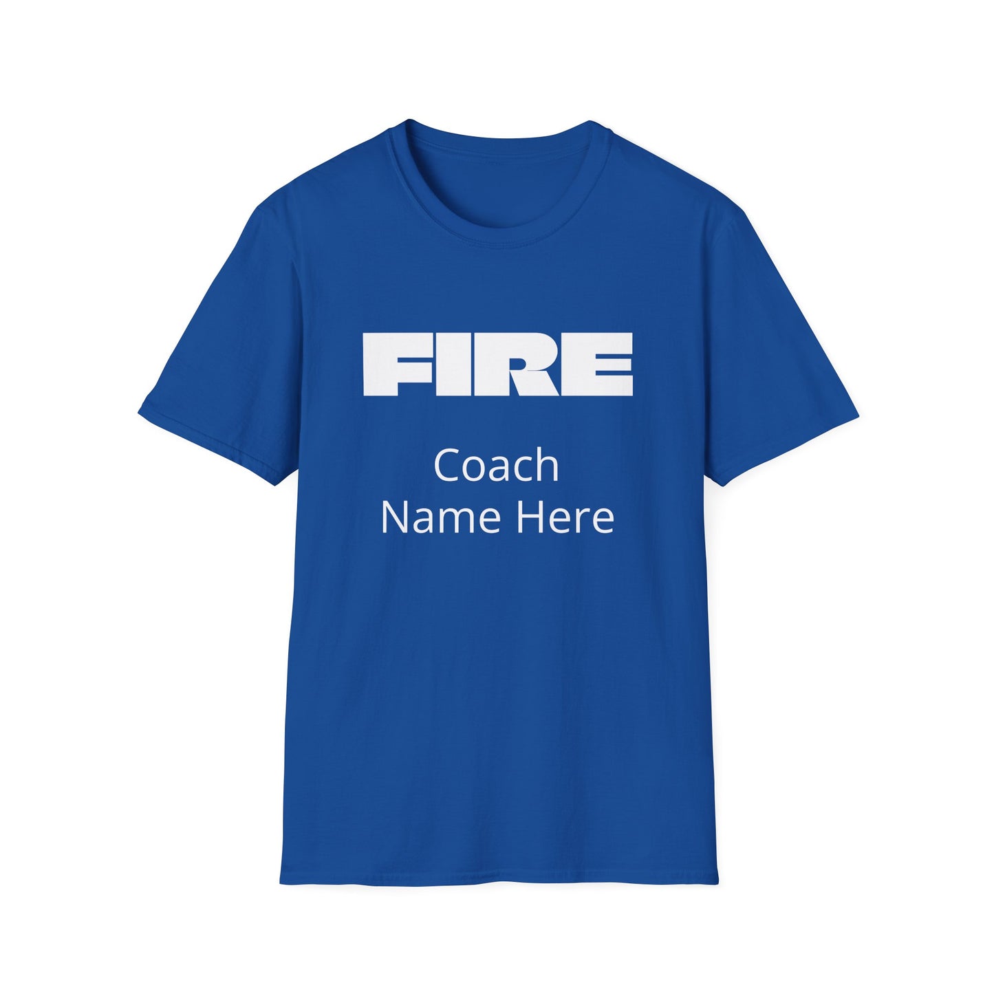 Custom Fire Your Coach T-Shirt | Funny Personalized Sports Fan Shirt