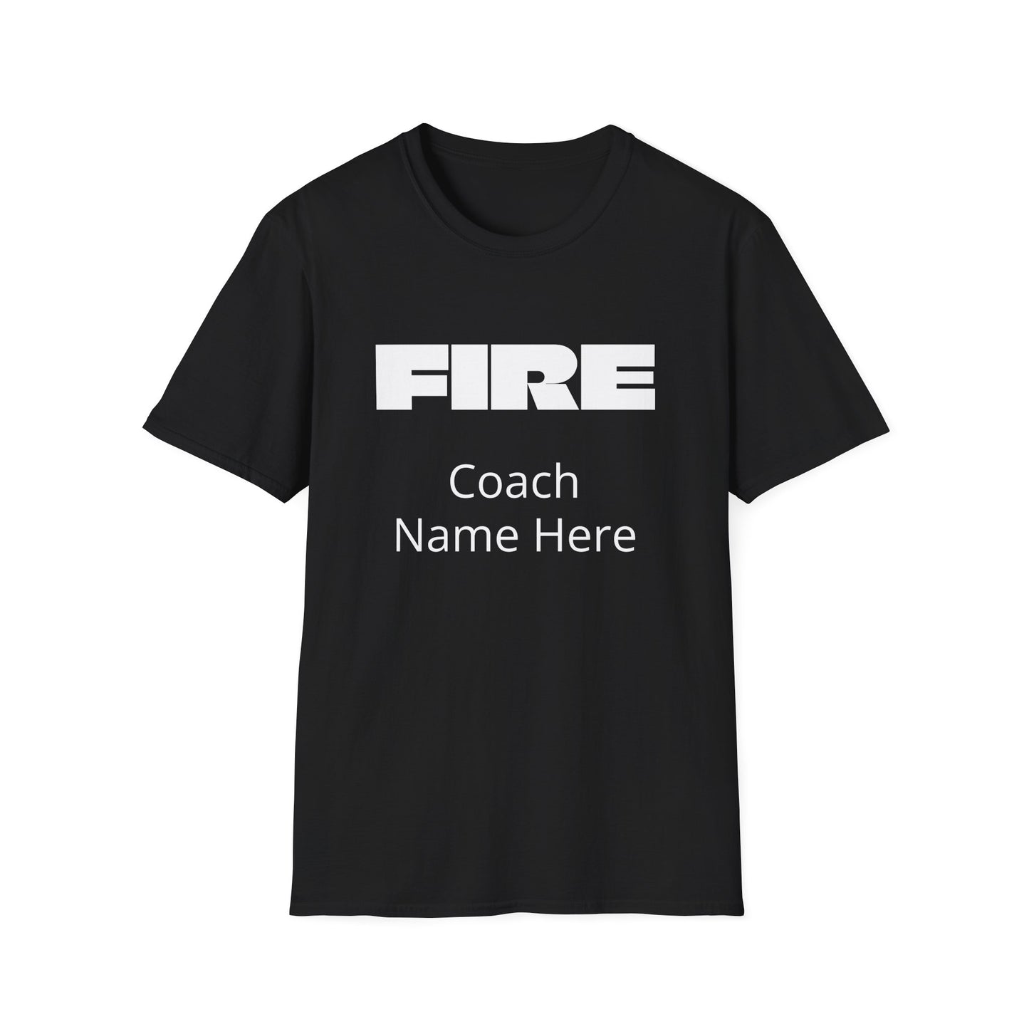 Custom Fire Your Coach T-Shirt | Funny Personalized Sports Fan Shirt
