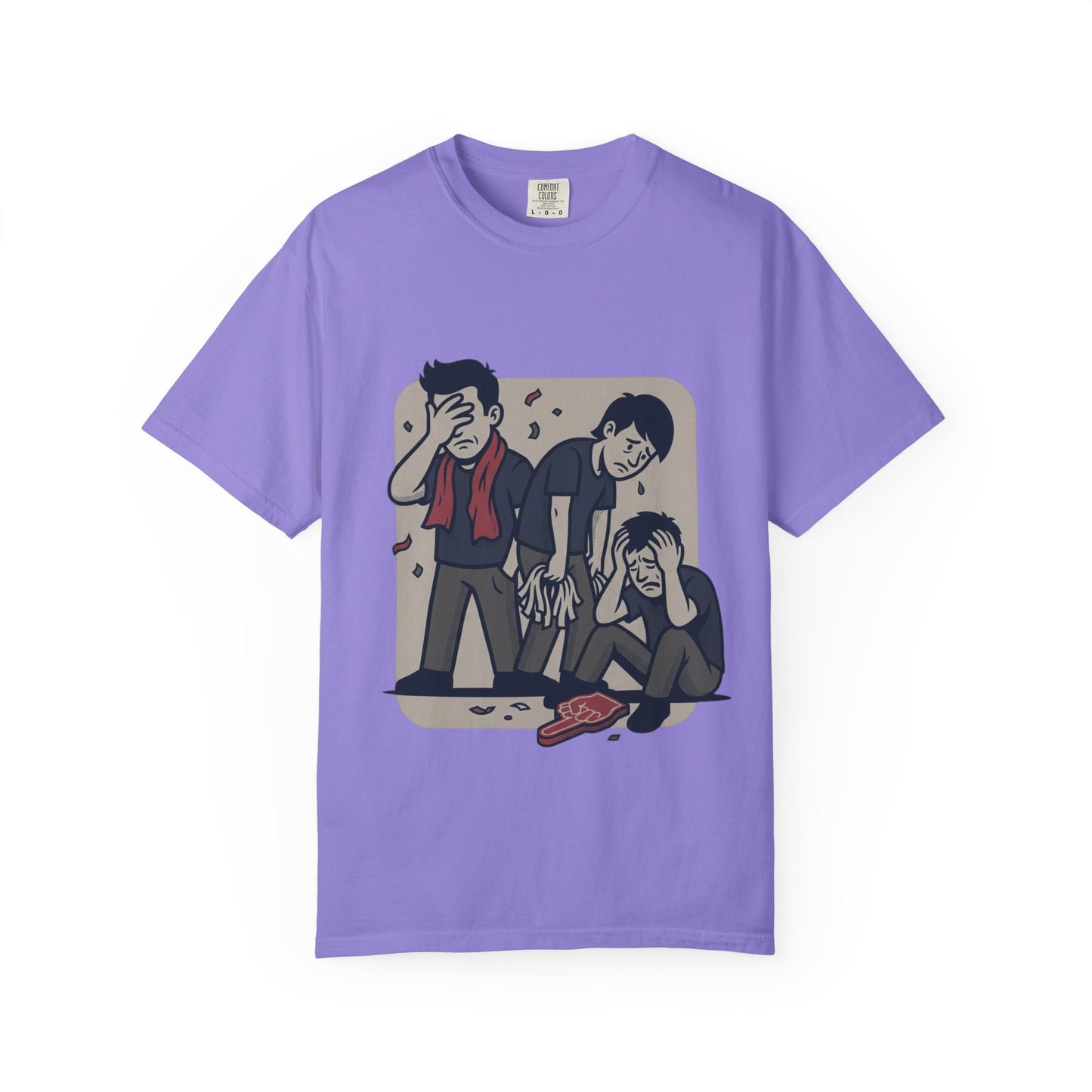 Emotional Support Illustration Tee | Funny Disappointed Fan T-Shirt