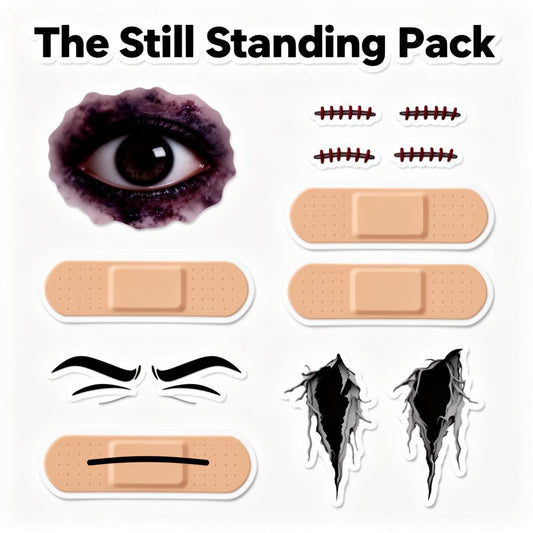 The Still Standing Pack - Battle-worn sticker collection